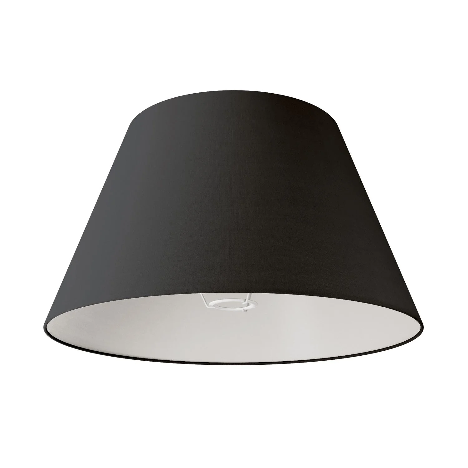 Impero Lampshade L for table lamp or wall light with E27 fitting - Made in Italy - Anthracite Fabric