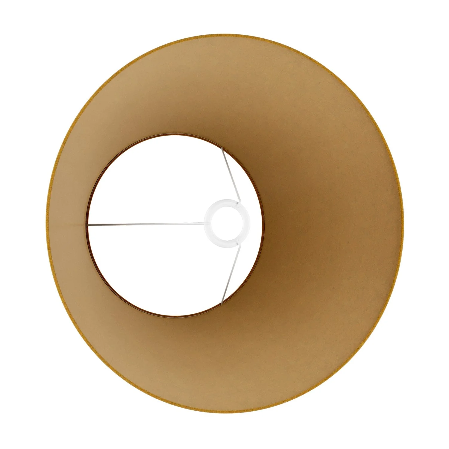 Impero L Lampshade for table lamp or wall sconce with E27 fitting - Made in Italy - Mustard Wool - Image 3