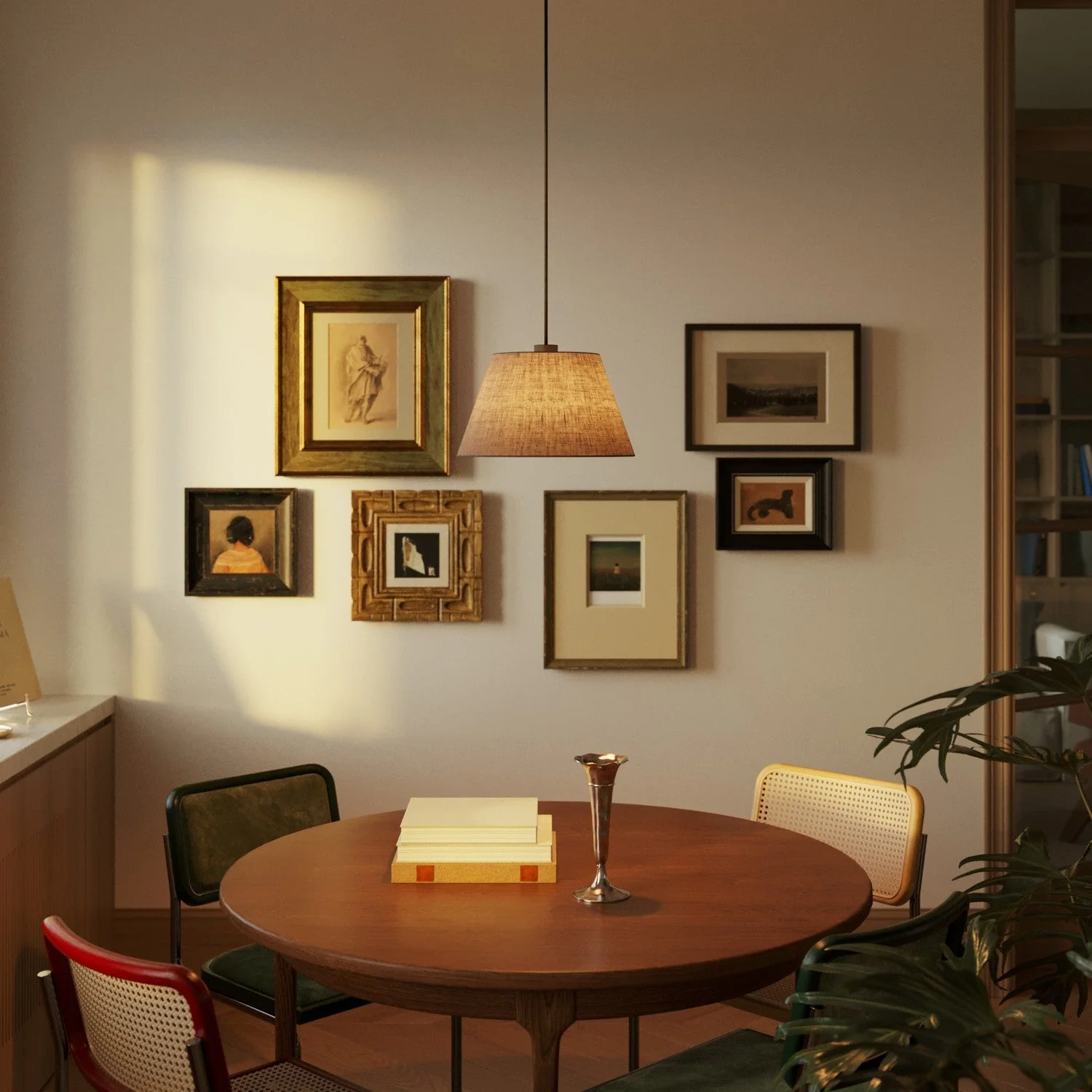 Empire M Lampshade for pendant with E27 fitting - Made in Italy - Camelot Brown - Image 2