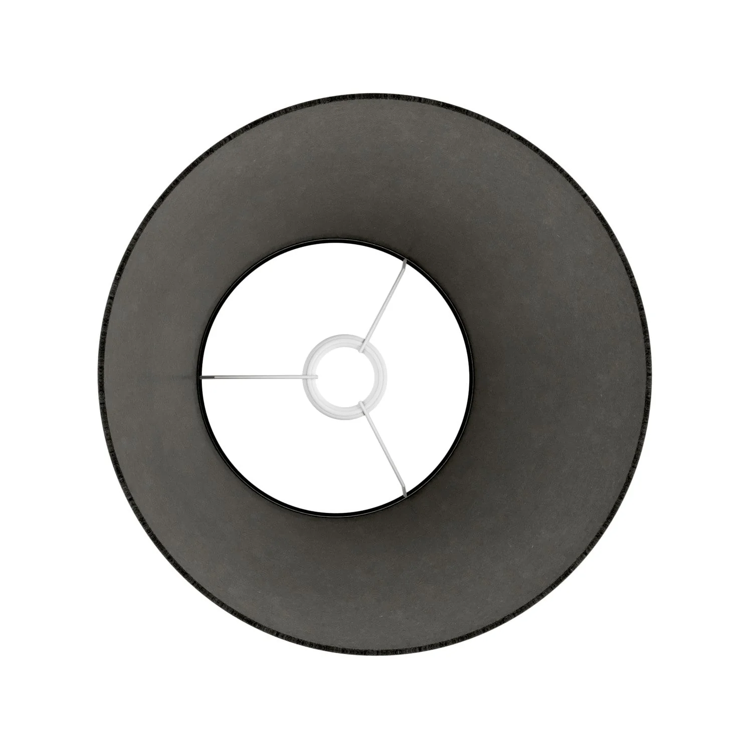 Impero M Lampshade for pendant light with E27 fitting - Made in Italy - Lana Dark Gray - Image 3