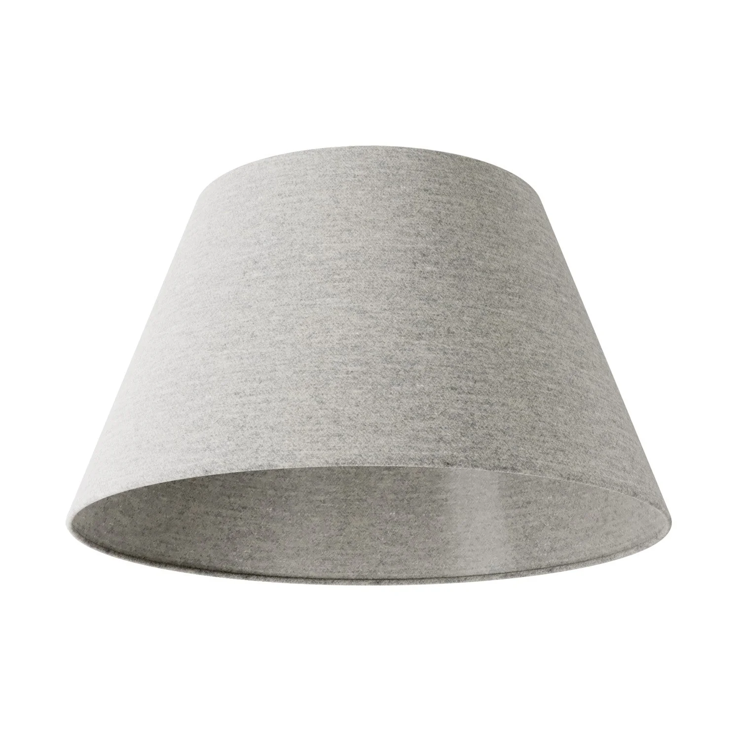 Empire M Lampshade for pendant with E27 fitting - Made in Italy - Light Gray Wool