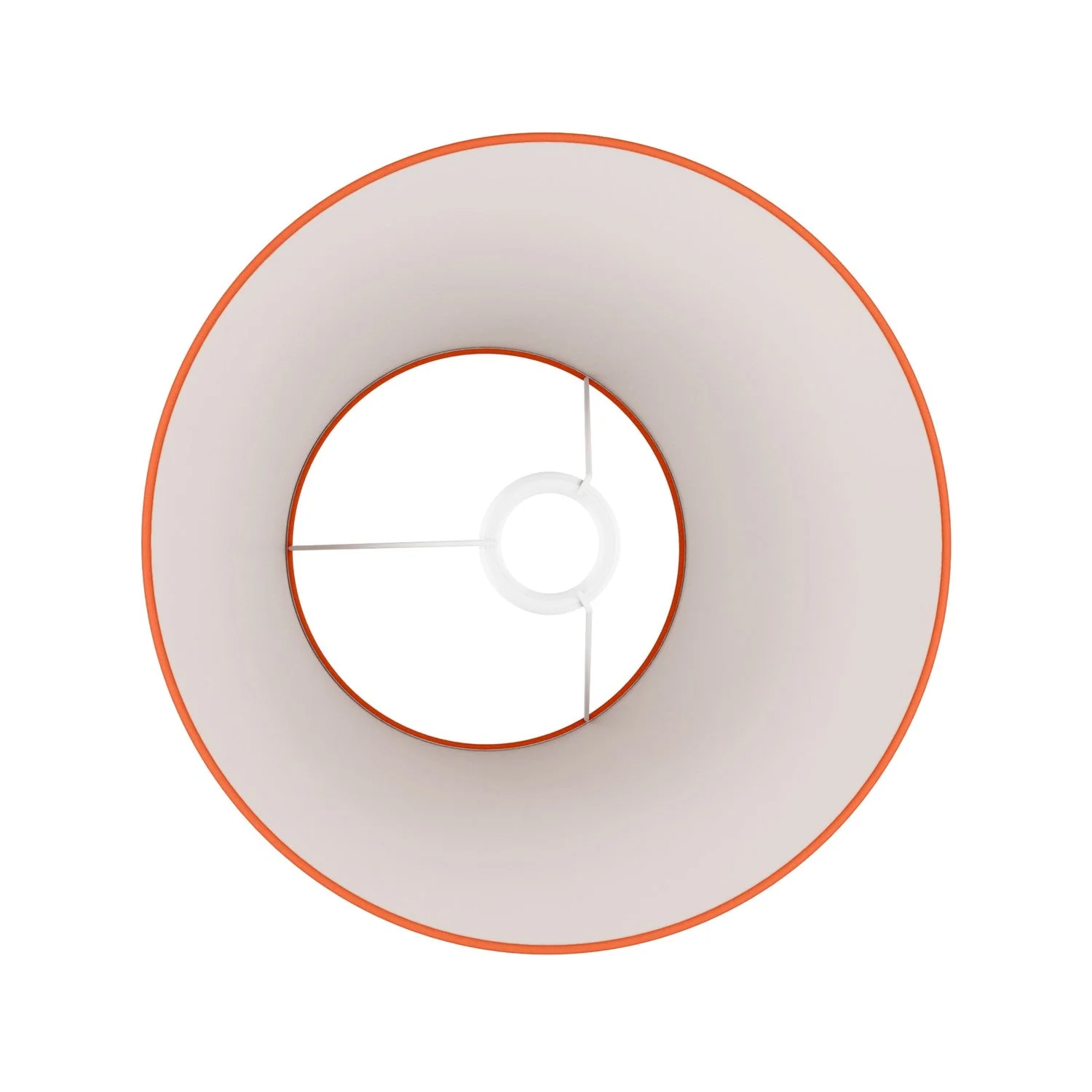 Impero M fabric lampshade for floor lamp with E27 fitting - Made in Italy - Cinette Aragosta - Image 3