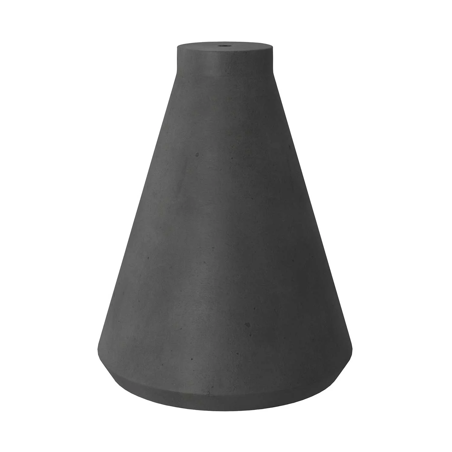 Imbuto concrete lampshade for pendant lamp, complete with cable clamp and E27 lamp holder - Dark concrete - Image 3