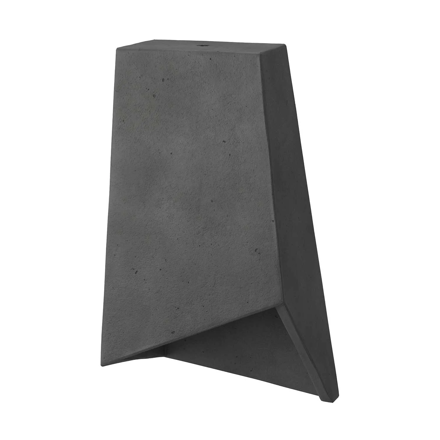 Prisma concrete lampshade for pendant lamp, complete with cable clamp and E27 lamp holder - Dark concrete - Image 3