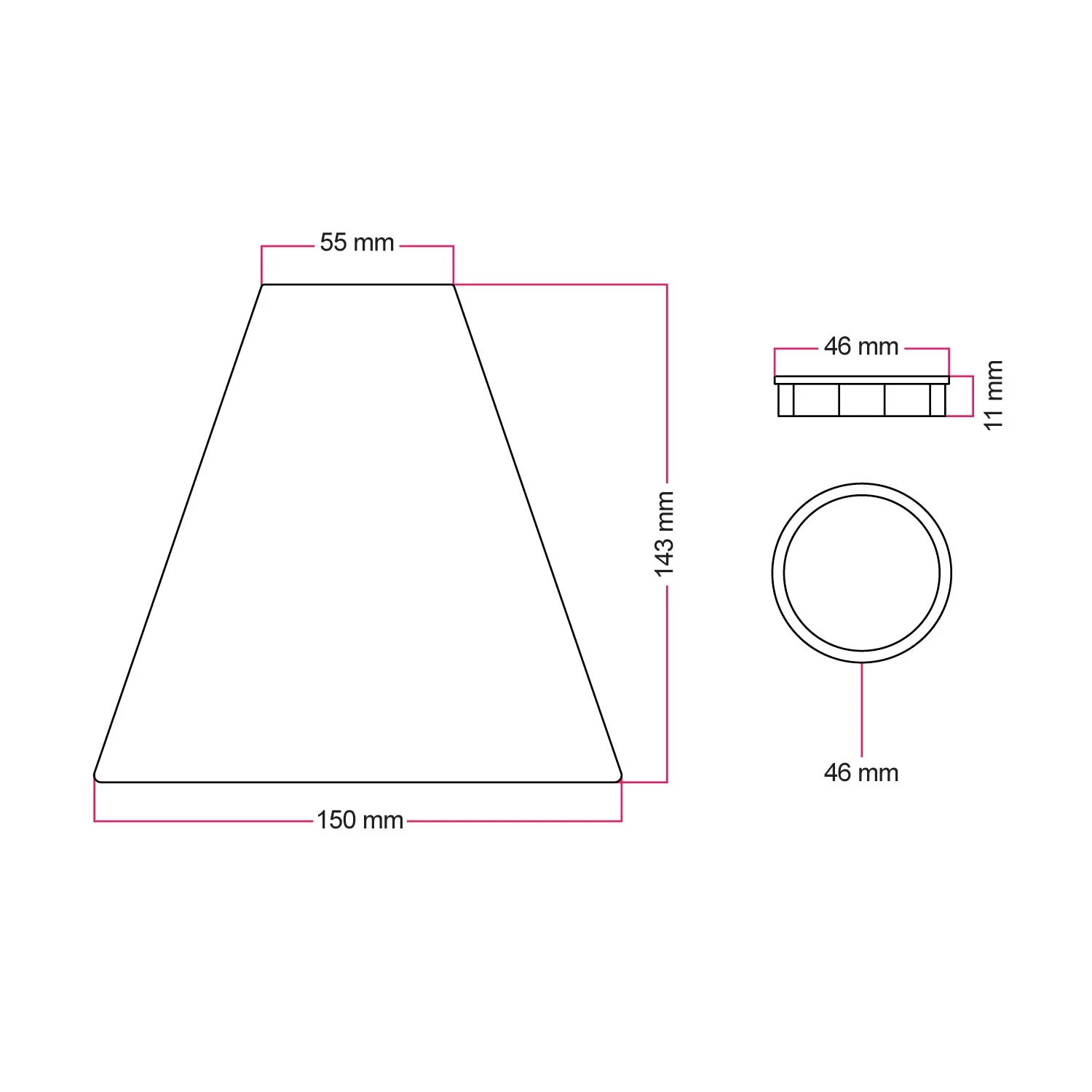Cone wooden lampshade - Image 6