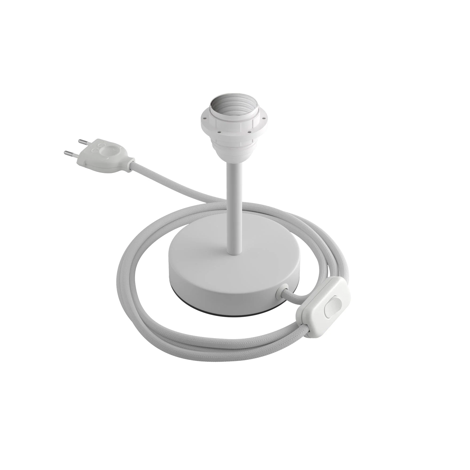 Alzaluce for lampshade – Metal table lamp – Matt white - Image 5