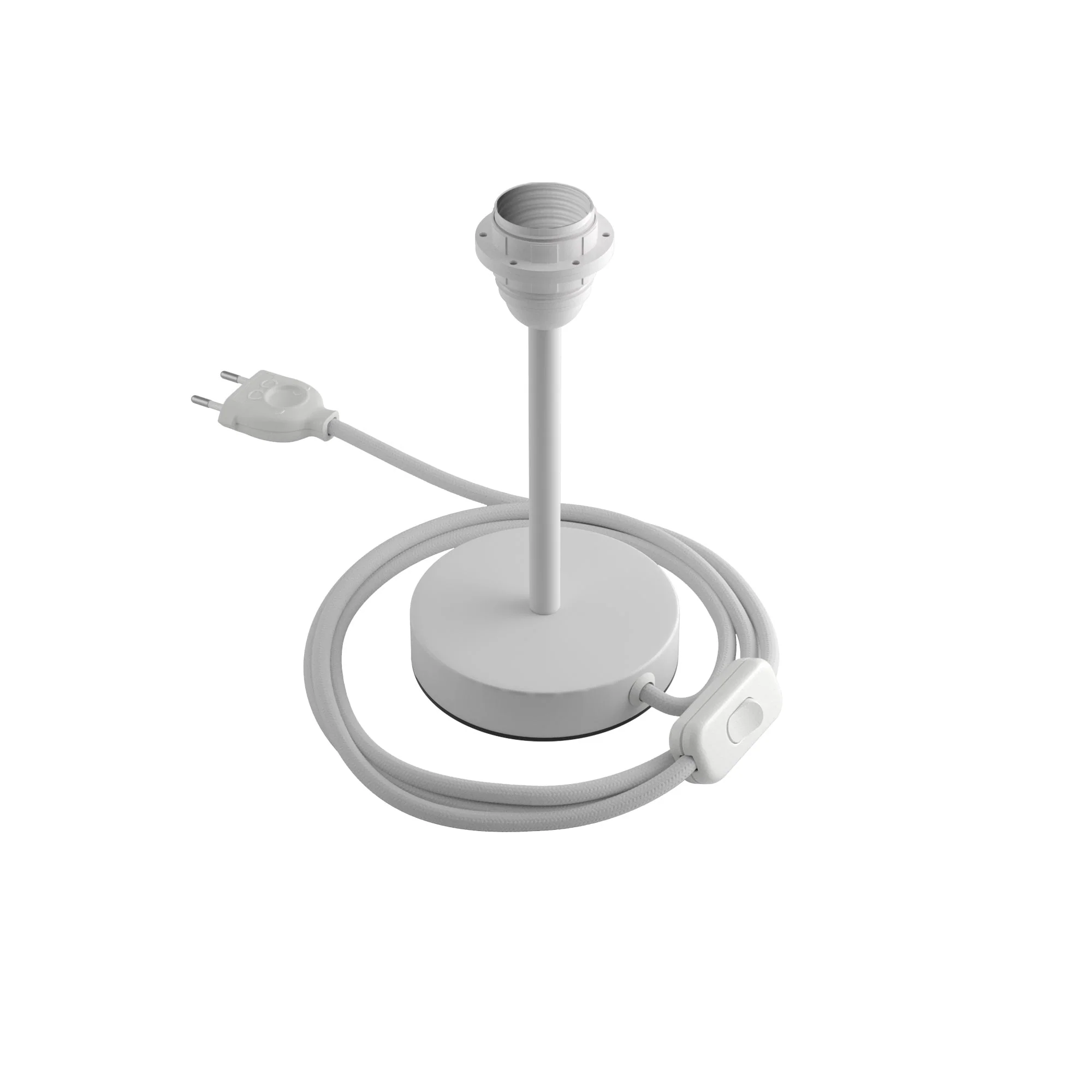 Alzaluce for lampshade – Metal table lamp – Matt white - Image 6