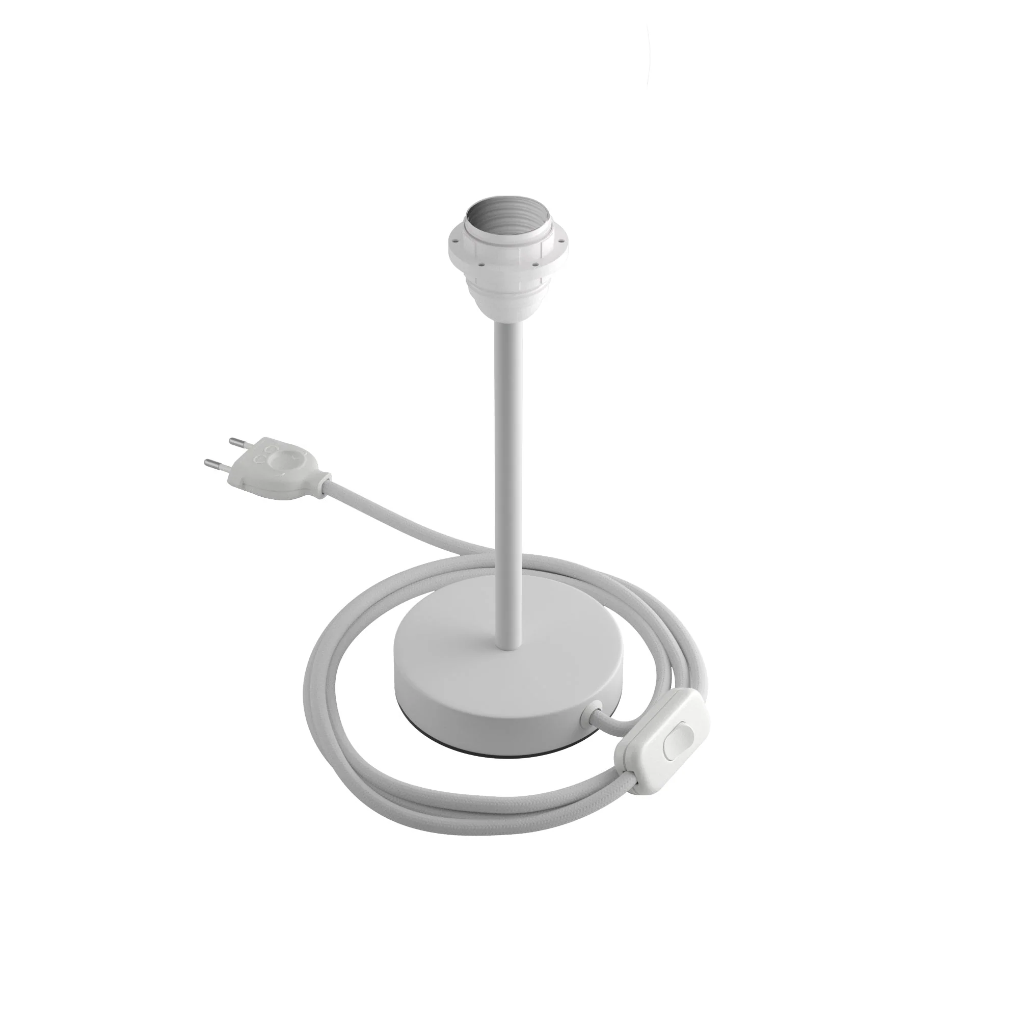 Alzaluce for lampshade – Metal table lamp – Matt white - Image 7