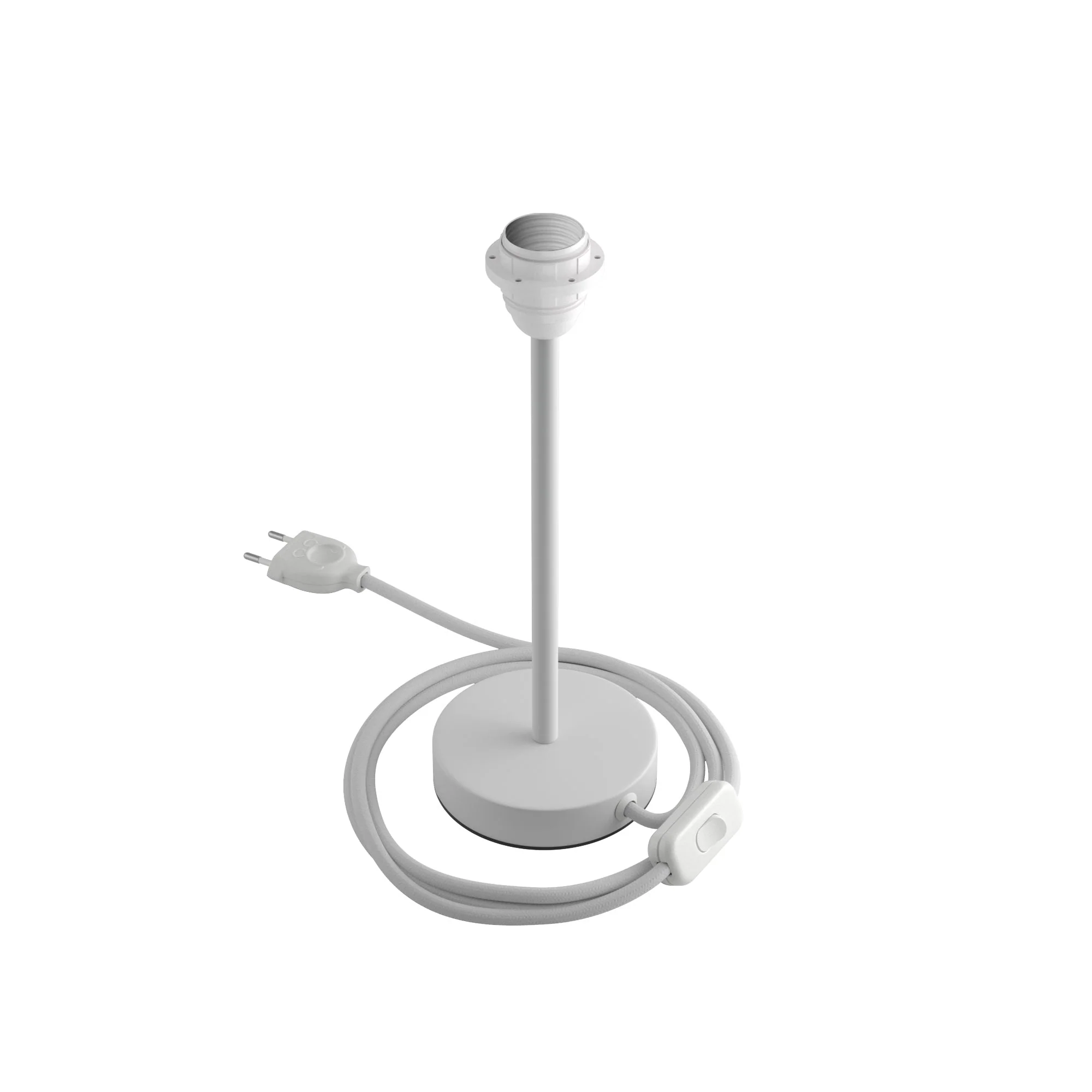 Alzaluce for lampshade – Metal table lamp – Matt white - Image 8