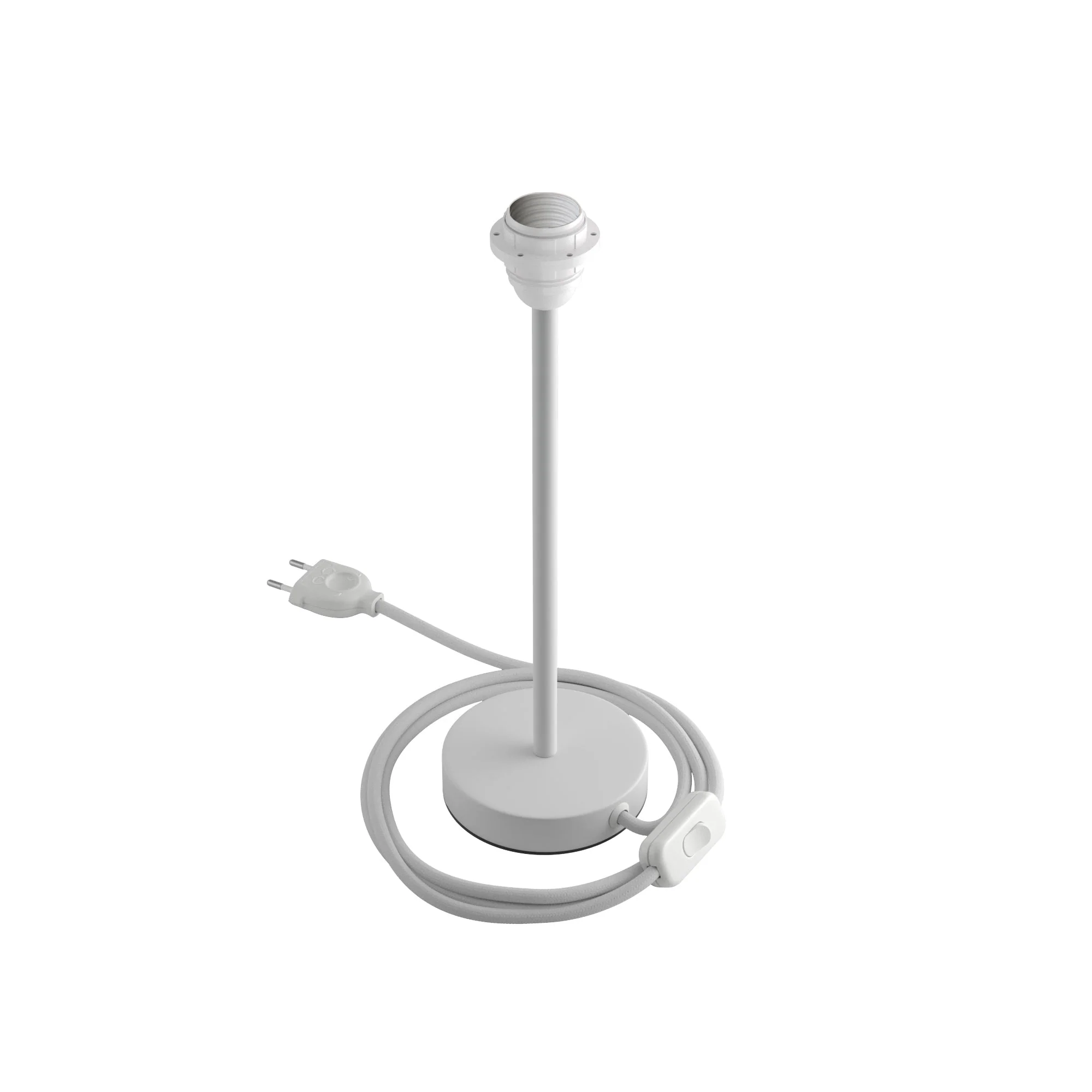 Alzaluce for lampshade – Metal table lamp – Matt white - Image 9