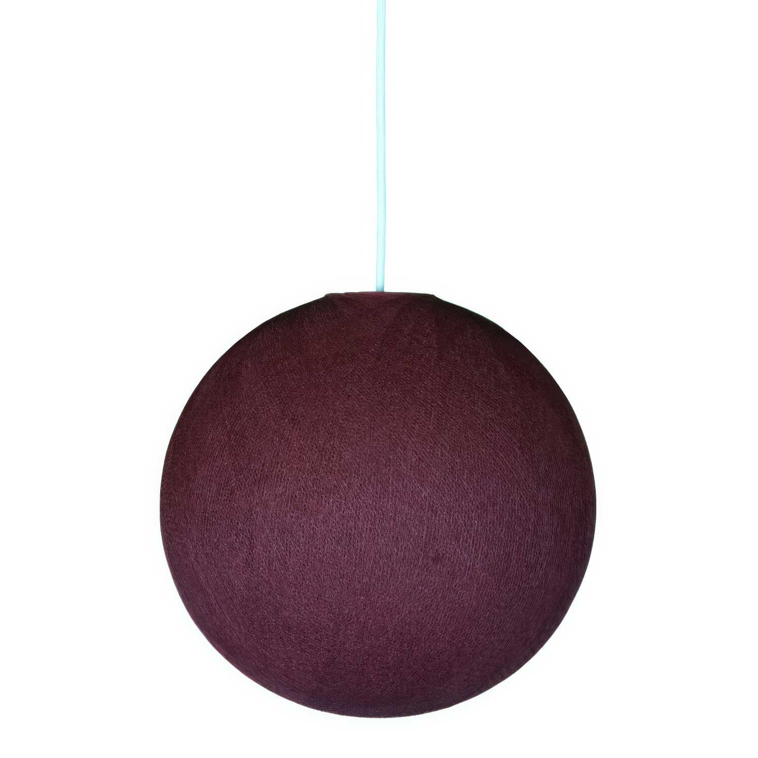Sfera lampshade in 100% handmade thread - Merlot Polyester
