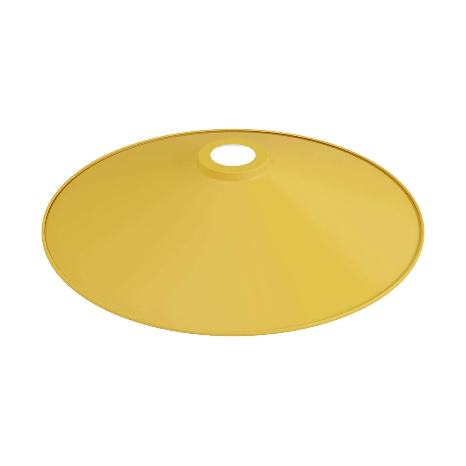 Swing lampshade in enamelled metal with E27 fitting - Mustard - Image 3