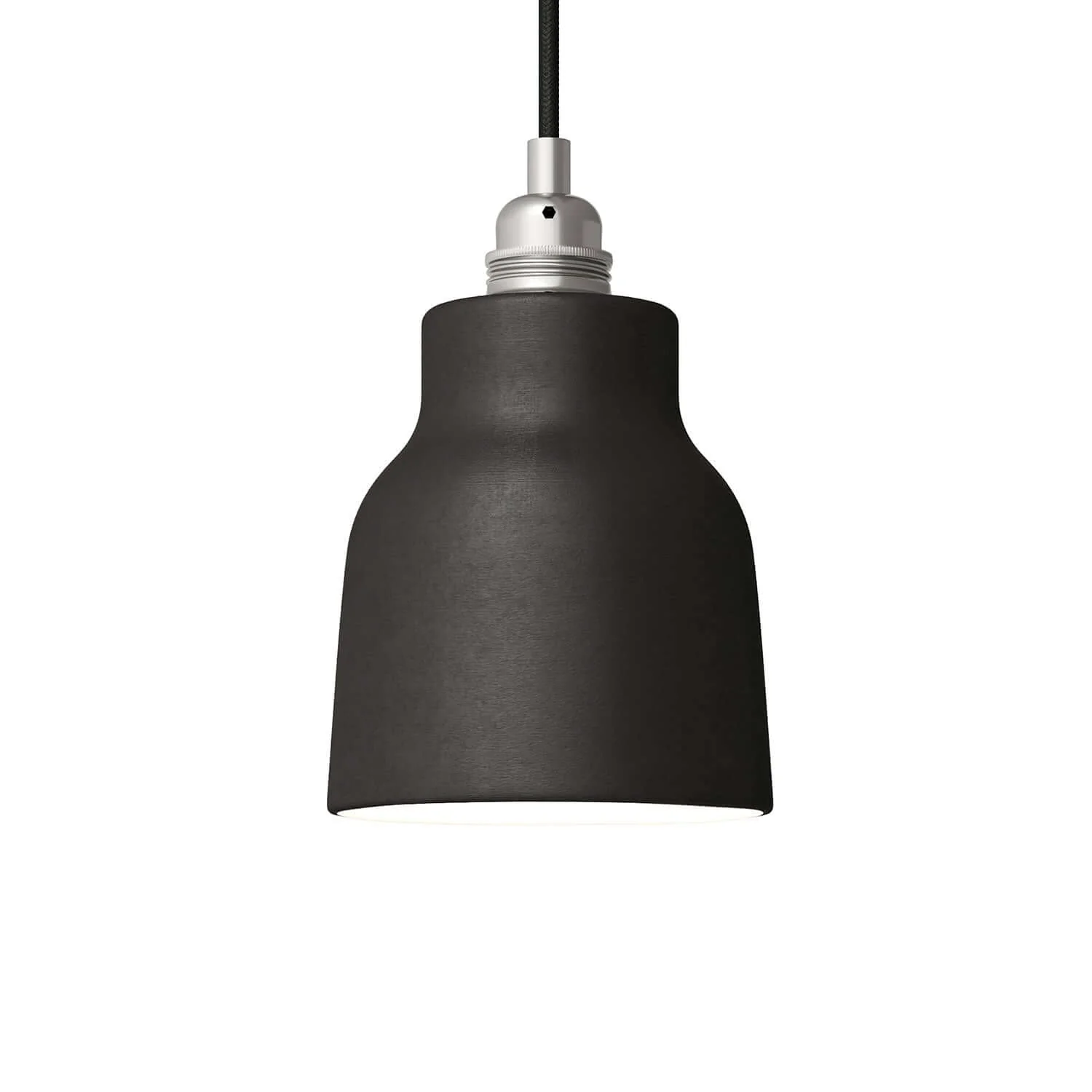 Vaso ceramic lampshade, Materia collection - Made in Italy - Lavagna