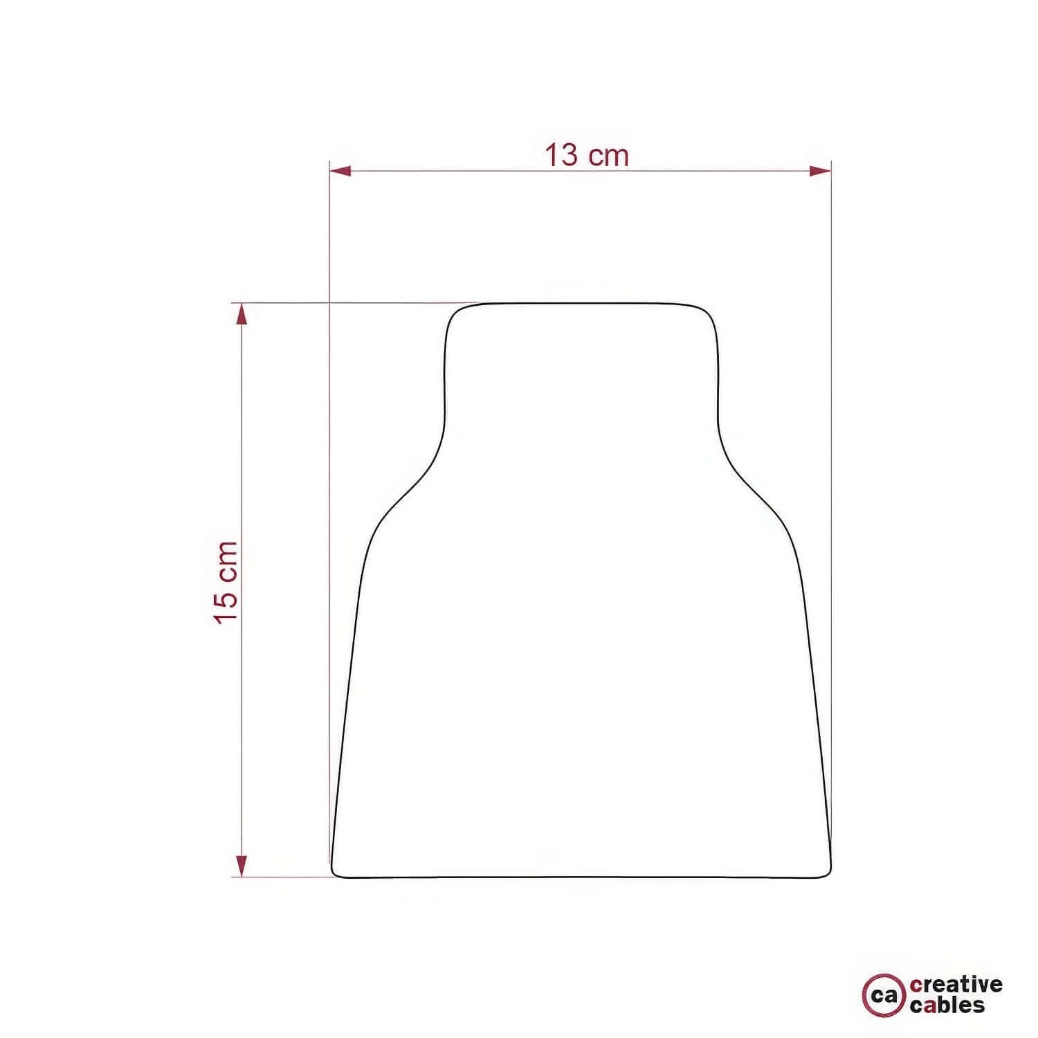 Vaso ceramic lampshade, Materia collection - Made in Italy - Lavagna - Image 4