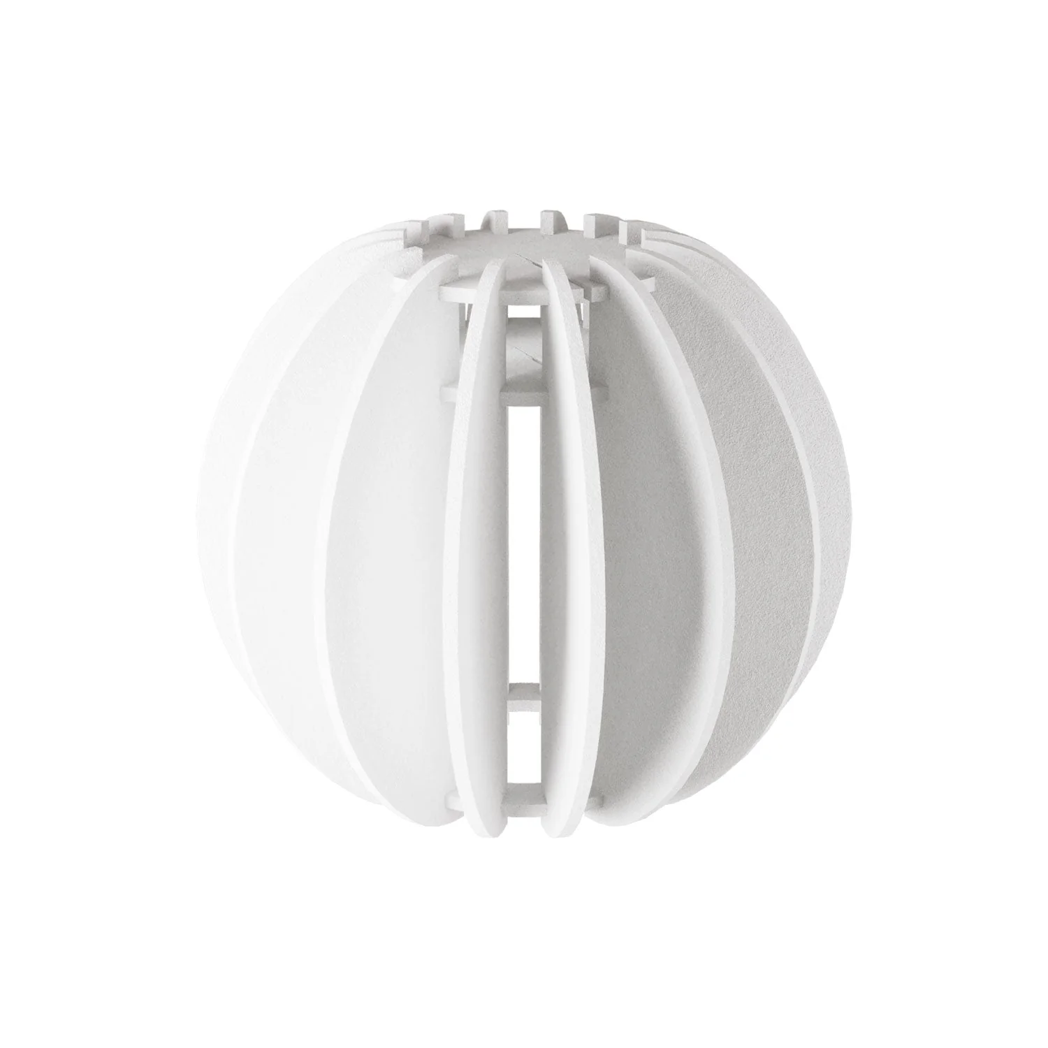 LAMPSHADE – Pendant lamp with elliptical shade – White melange - Image 5