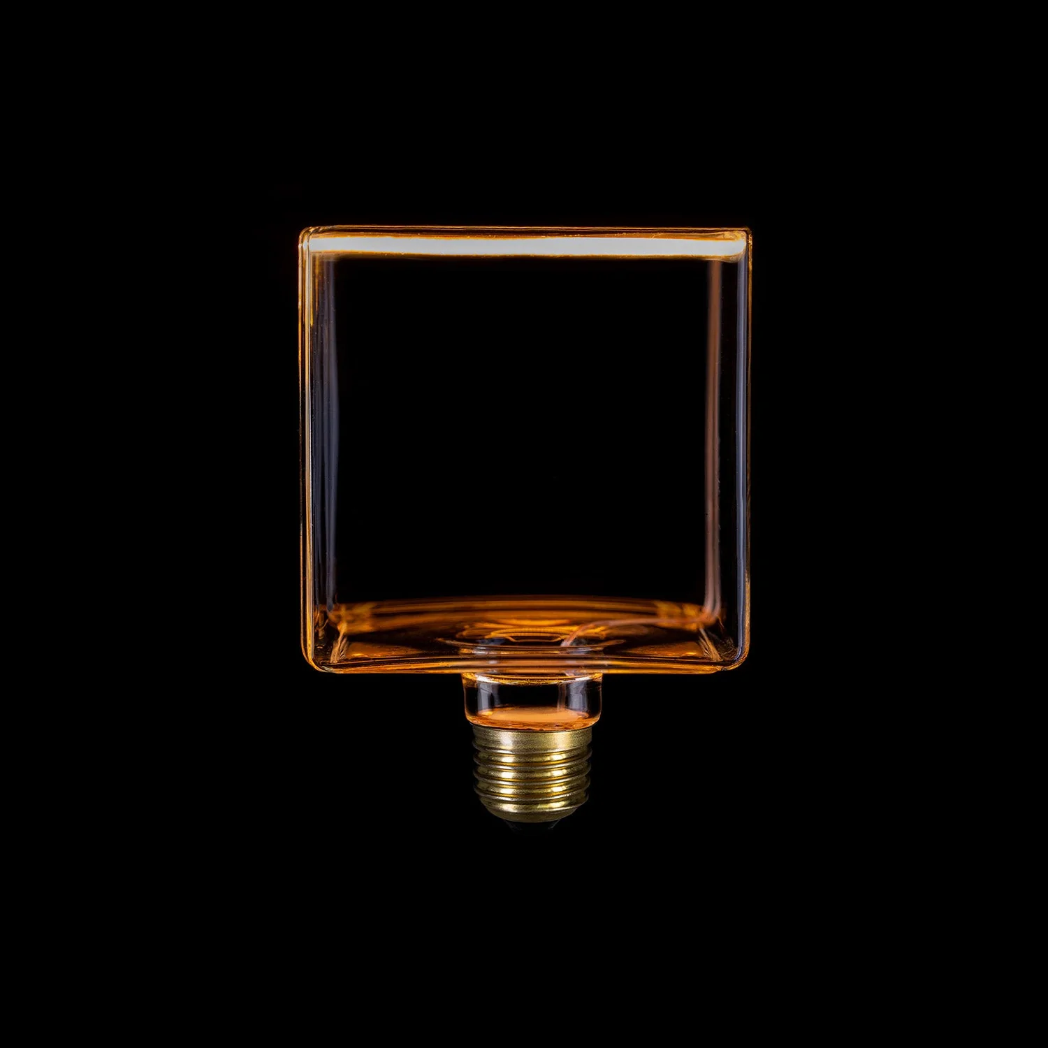 LED Clear Light Bulb Ghost Line CRI 90 Cube 5.5W 440Lm E26 120V 2200K Dimmable - G04 - Image 2