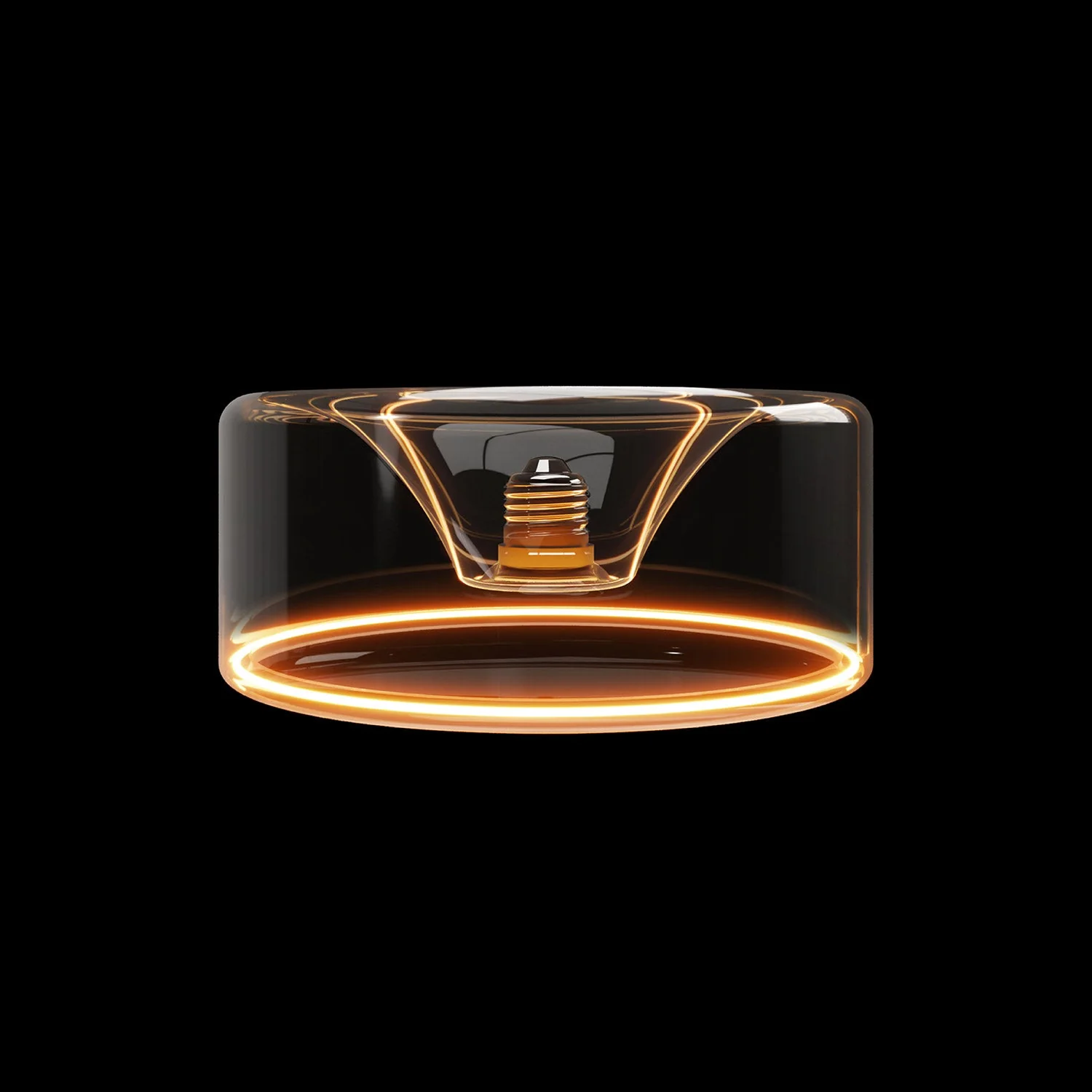 LED Clear Light Bulb Ghost Line CRI 90 Recessed Donut 5.5W 480Lm E26 120V 2200K Dimmable - G02 - Image 2