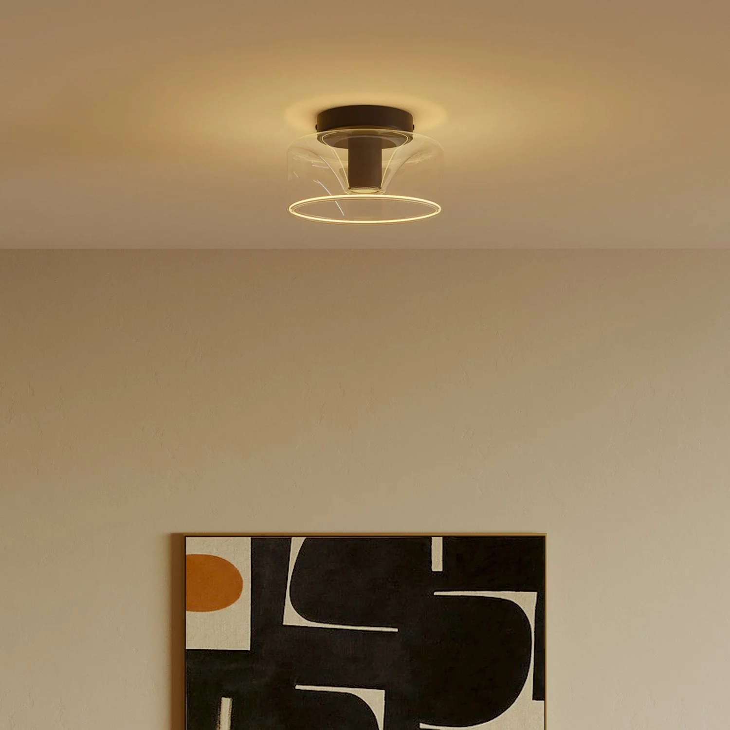 LED Clear Light Bulb Ghost Line CRI 90 Recessed Donut 5.5W 480Lm E26 120V 2200K Dimmable - G02 - Image 5