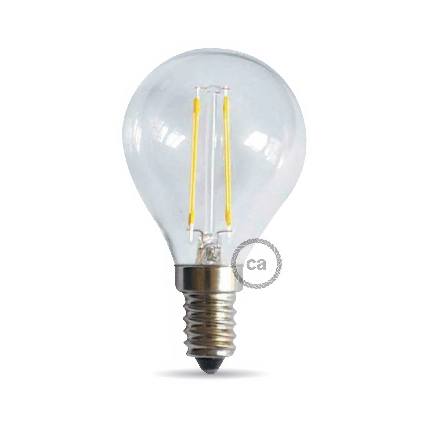 LED Globe Light bulb Transparent 4.5W 440lm E14 2700K
