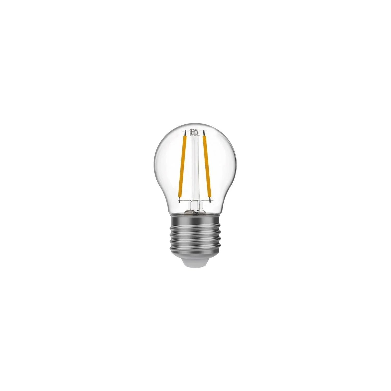 LED Light Bulb Clear Globe G14 2W 200Lm E26 2700K Dimmable - Clear 14
