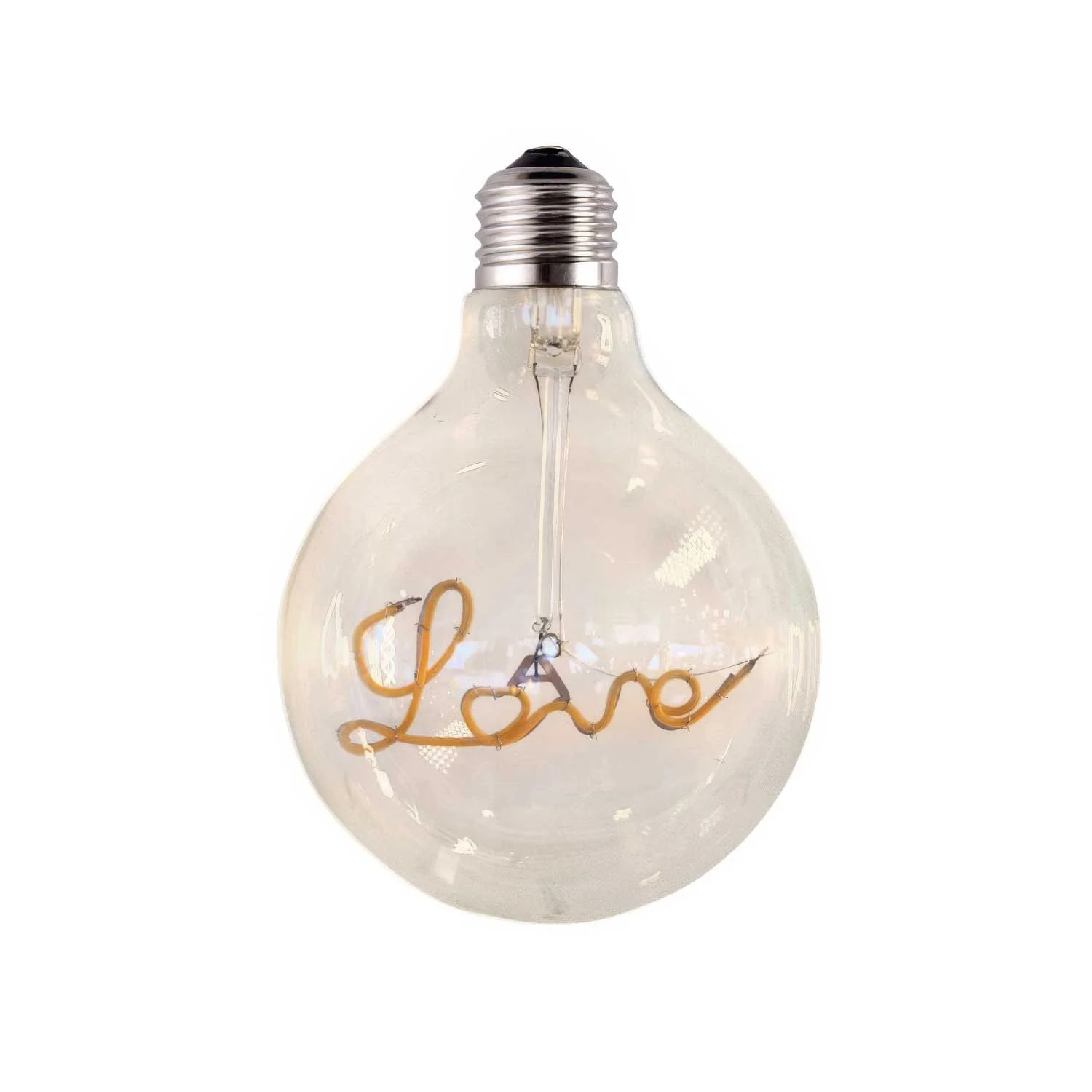 LED Light Bulb Clear Globe G40 4W 300 lm E26 2700K Dimmable - LOVE 40
