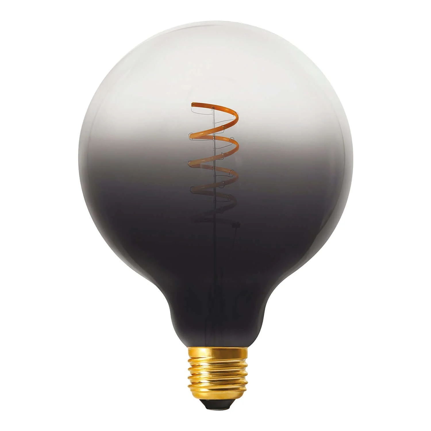 Dark Shadow LED light bulb Globe G125 Pastel line 105Lm Spiral filament 4.5W E27 1800K Dimmable