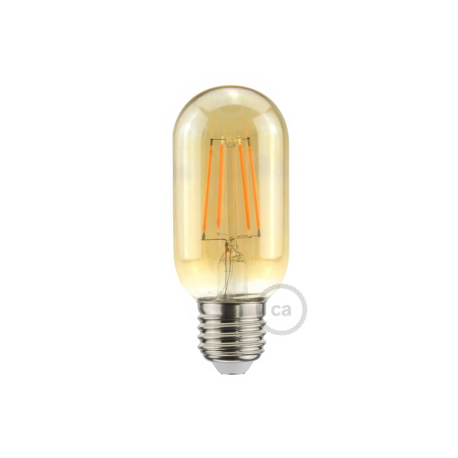 Golden LED Light bulb Valve T45 5W 360Lm E27 2000K Dimmable