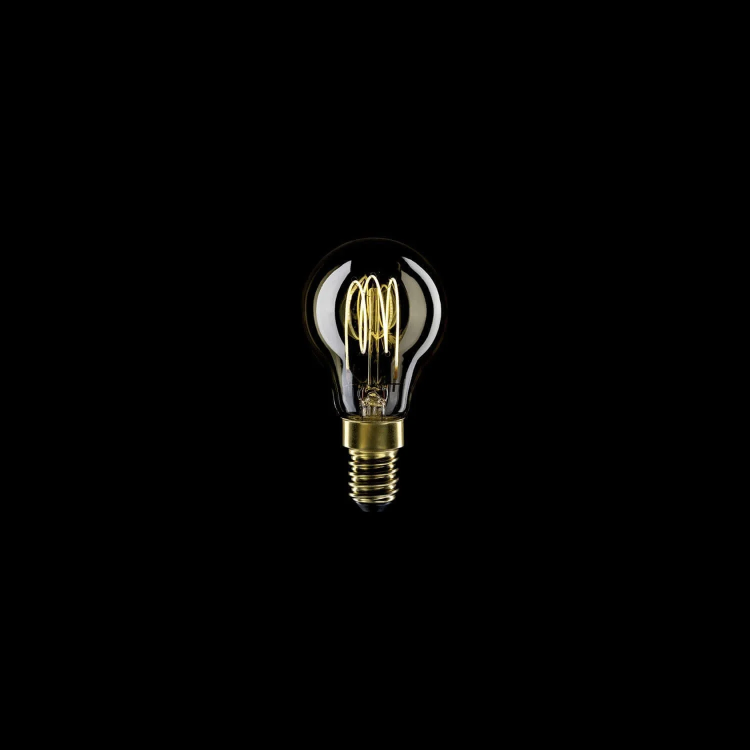 Golden LED Light bulb Carbon Line vertical filament Mini globe G45 3.4W 300Lm E14 2700K Dimmable - C52 - Image 2