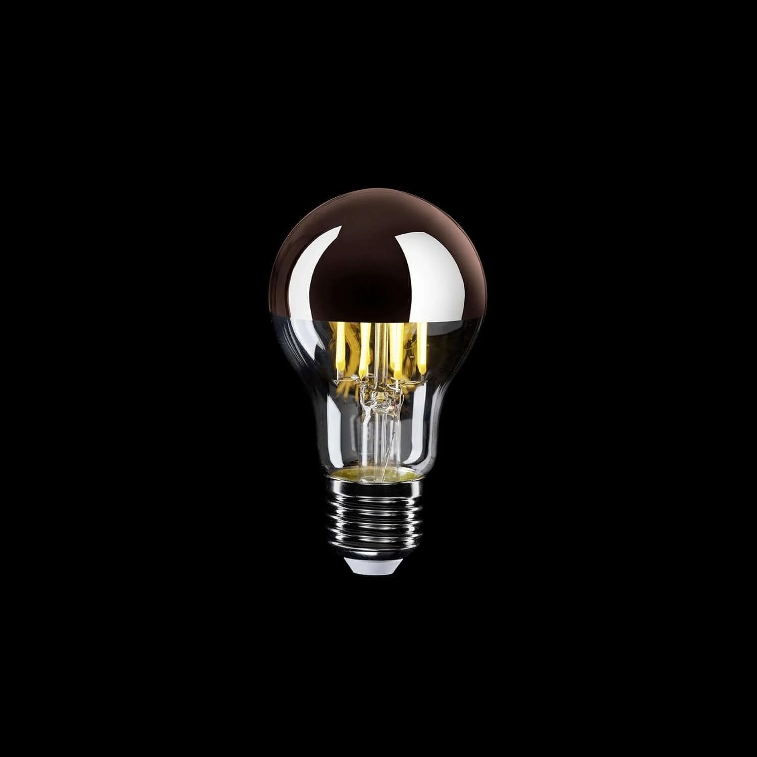 LED Light bulb Half Sphere Copper Drop A60 7W 650Lm E27 2700K Dimmable – A22 - Image 2