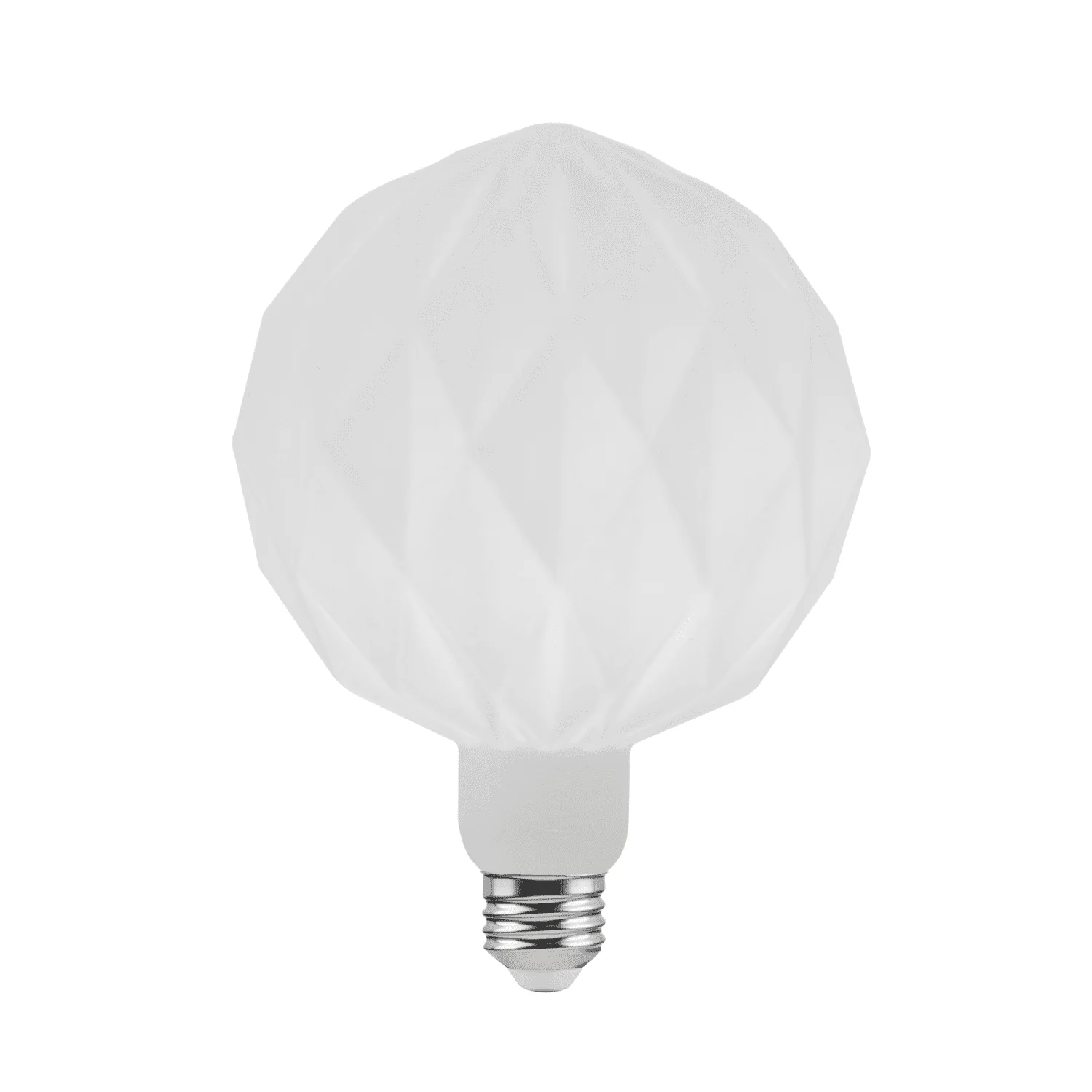 LED Light Bulb Matte White Diamond G150 6W 540Lm E26 2700K - Diamond 150