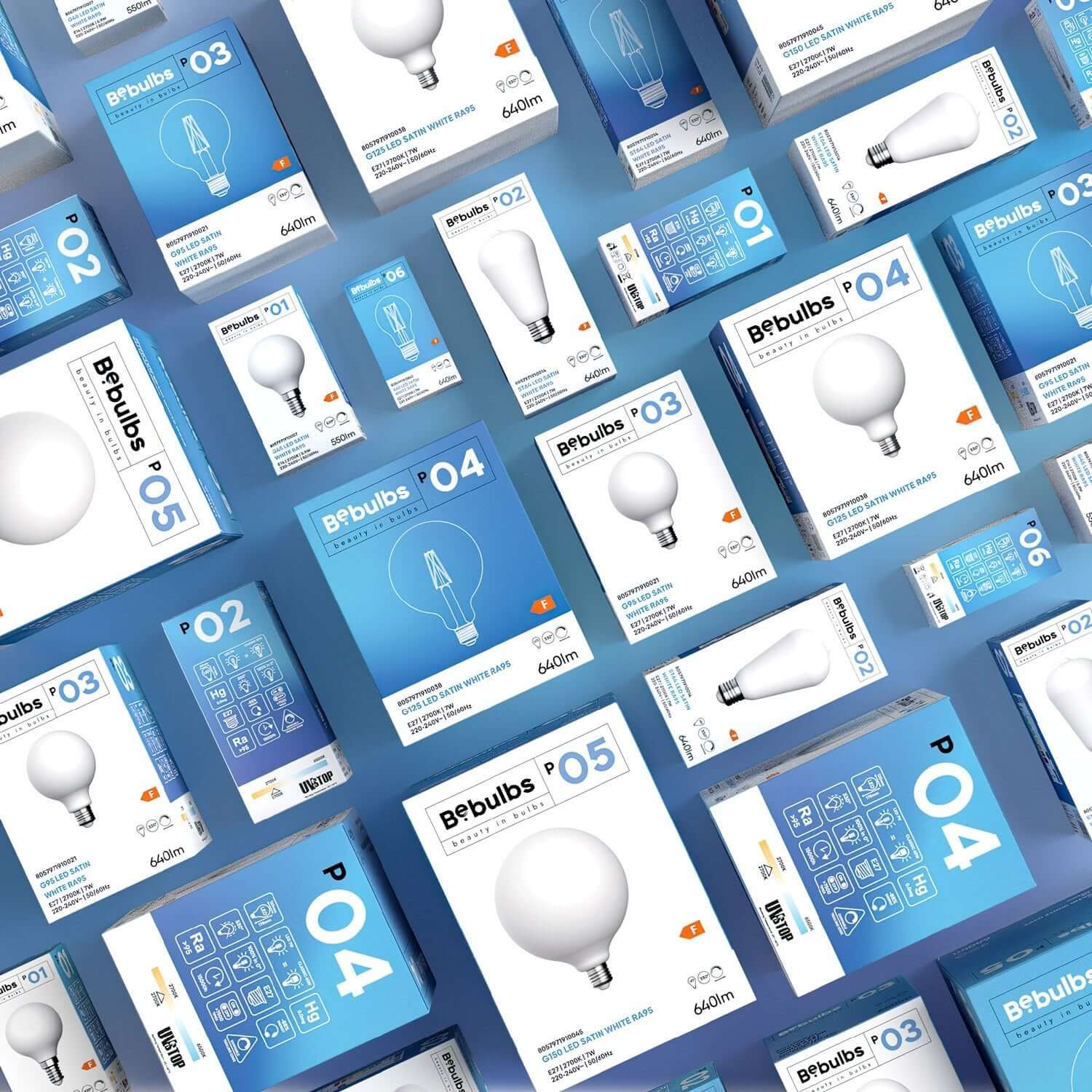 LED Light bulb Porcelain Effect CRI 95 A60 11W 1055Lm E27 2700K Dimmable - P07 - Image 6