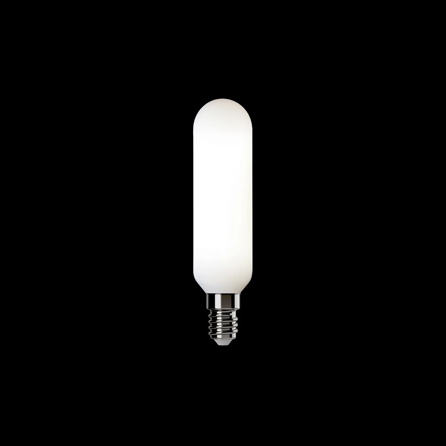 Frosted White Tubular LED Light Bulb 4.8W 470Lm E14 2700K Dimmable - A07 - Image 2