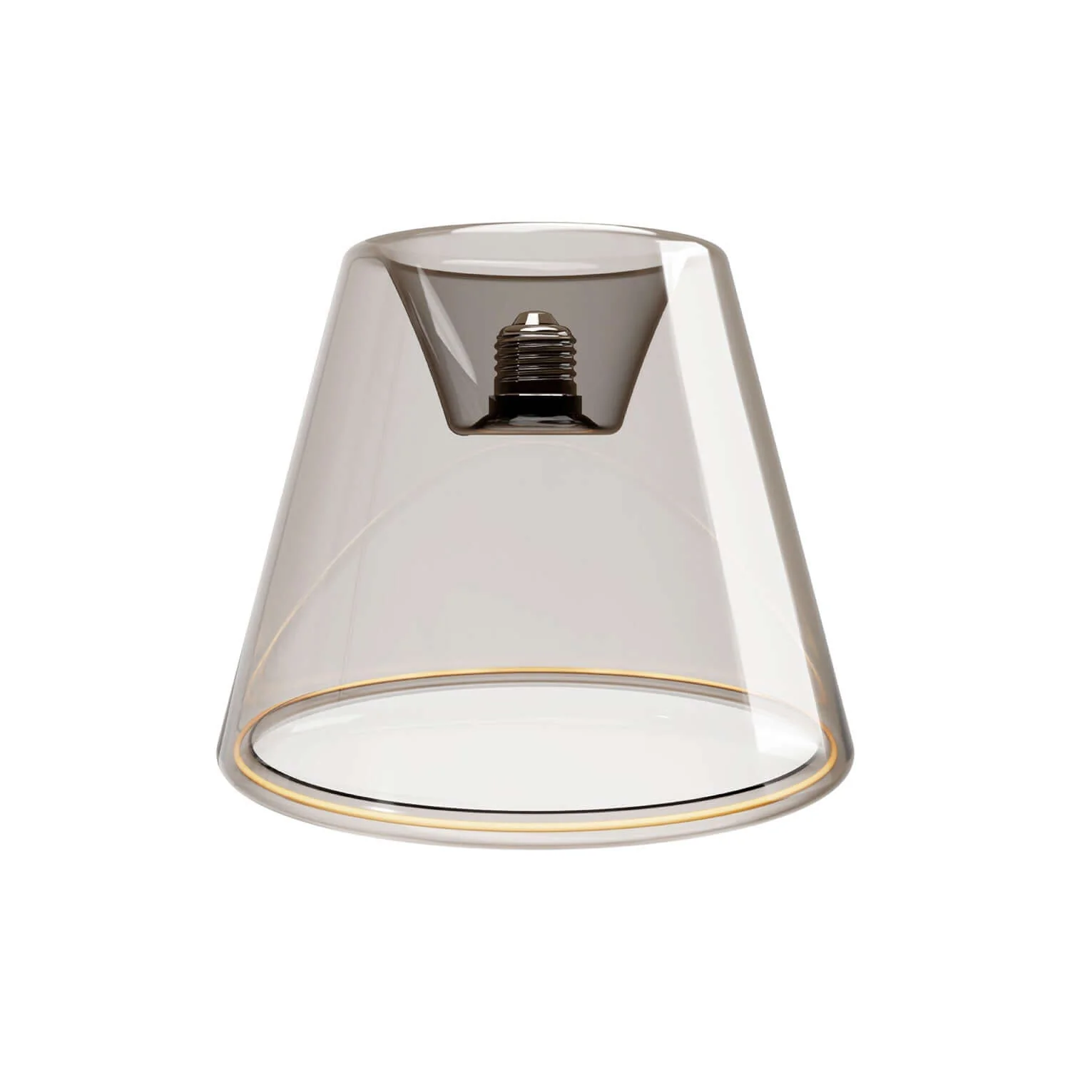 Smoky Ghost Line Recessed Cone 6W 400Lm E27 1900K Dimmable LED light bulb - G11
