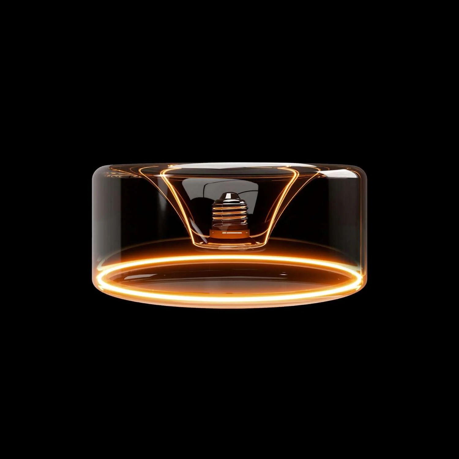 Light bulb LED Smoky Ghost Line Recessed Donut 195x83 6W 380Lm E27 1900K Dimmable - G12 - Image 2