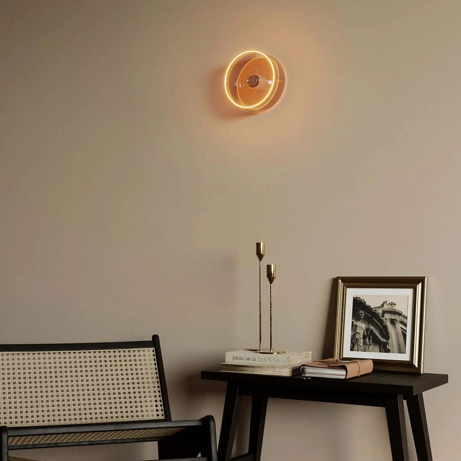 Light bulb LED Smoky Ghost Line Recessed Donut 195x83 6W 380Lm E27 1900K Dimmable - G12 - Image 3