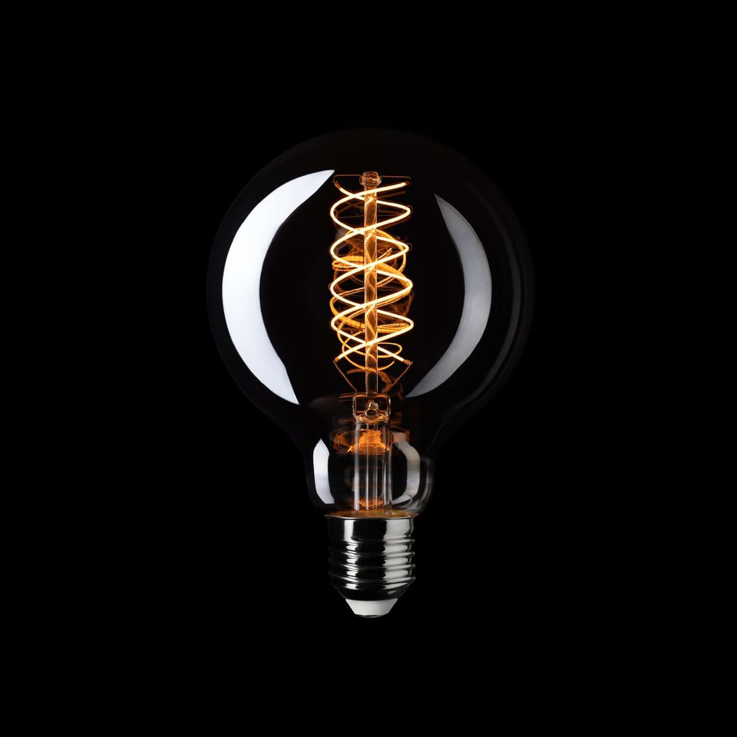 LED light bulb Smoky Globe G95 4.8W 250Lm E27 1800K Dimmable - D03 - Image 2