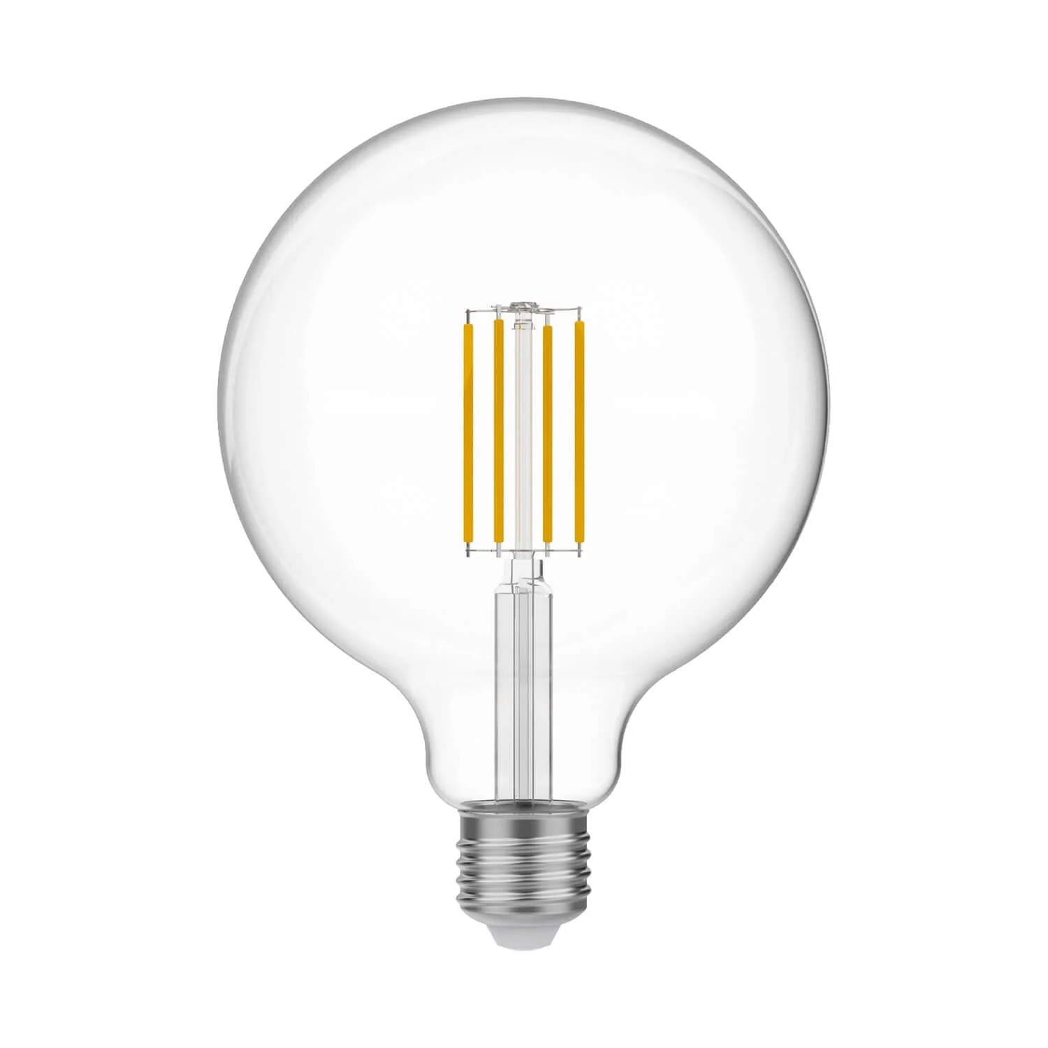 Transparent LED Light bulb Globe G125 7W 806Lm E27 3500K Dimmable - N04
