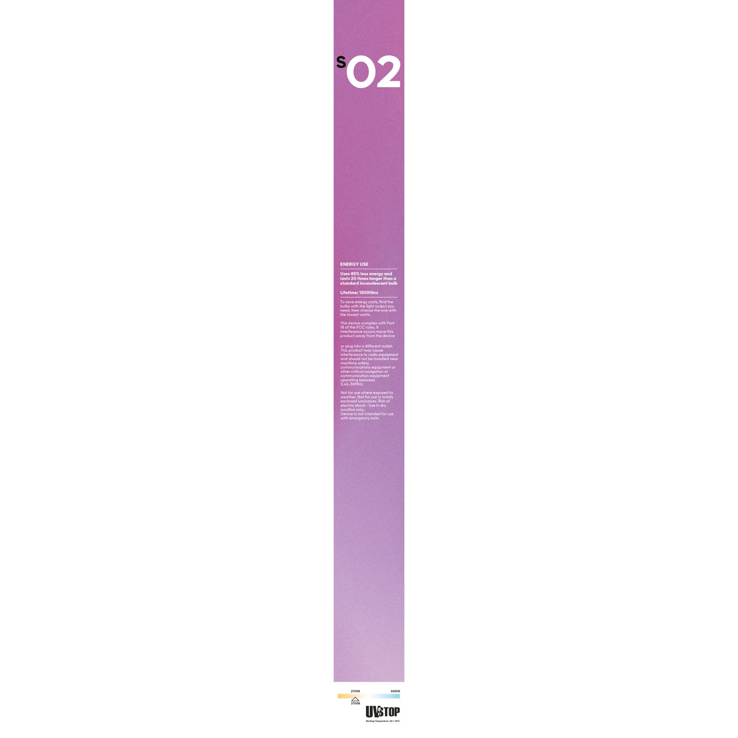 LED Linear Clear S14d 120V Light Bulb CRI 90 - length 500 mm 7W 620Lm 2700K 120V Dimmable - S02 - Image 9