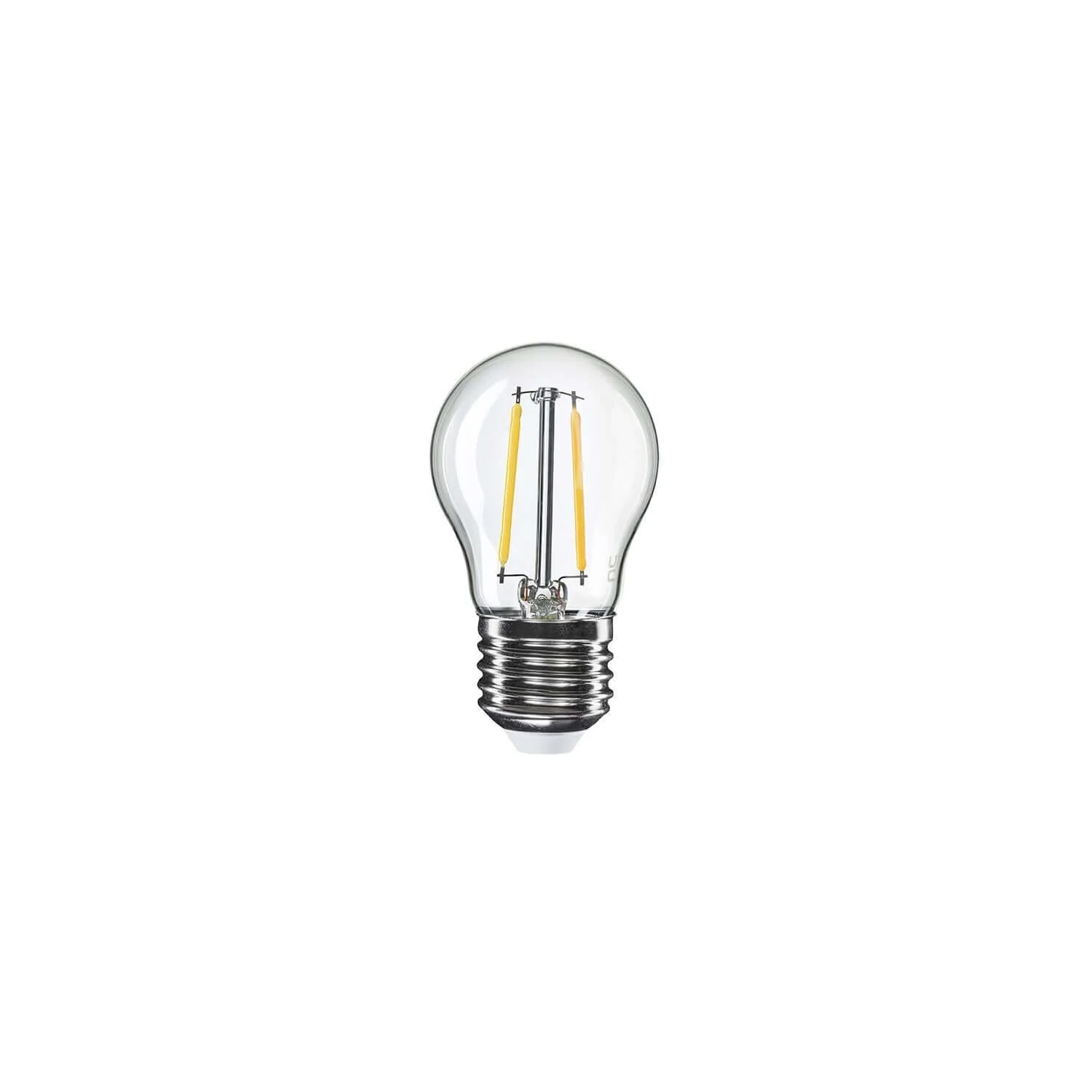 Transparent LED light bulb Globetta G45 2W 136Lm E27 2700K - E08