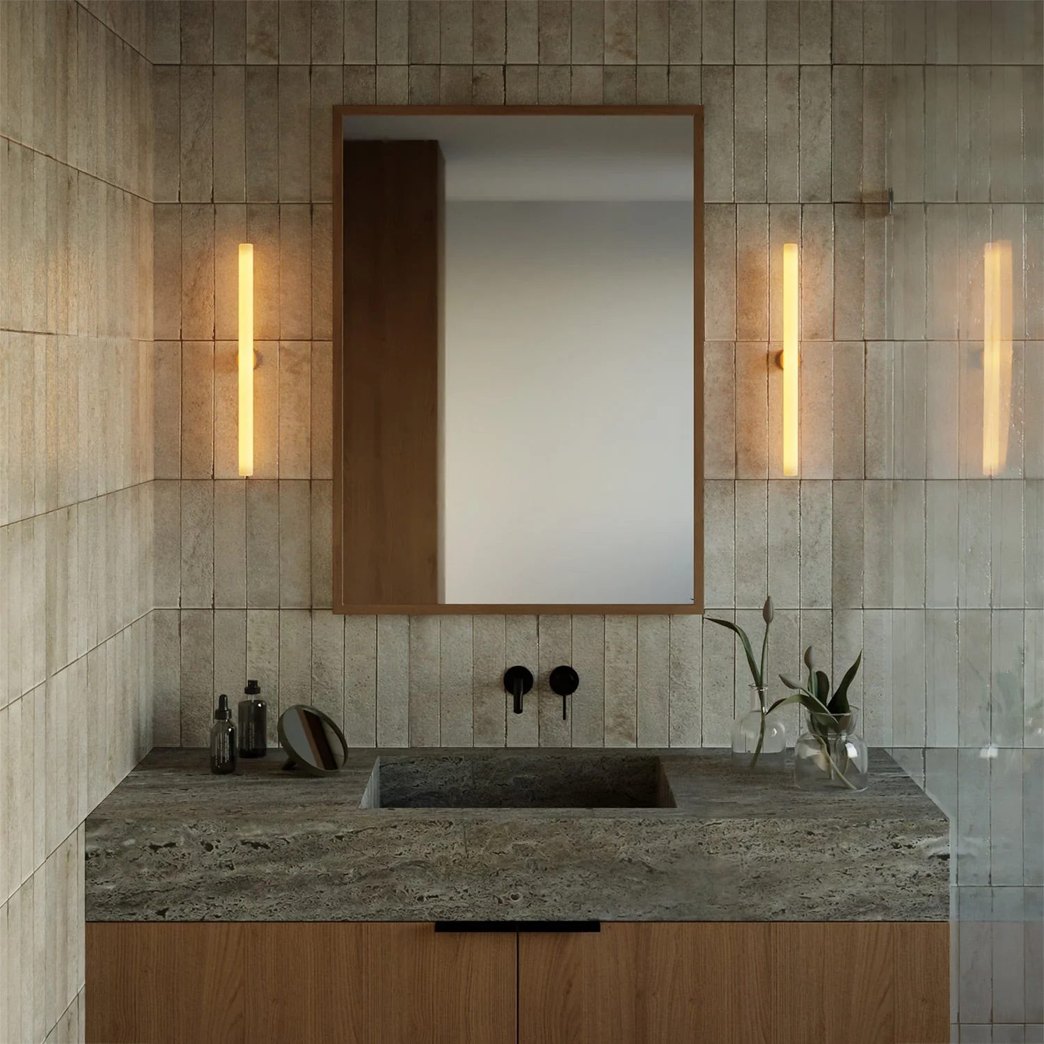 Esse14 wall or ceiling lamp for S14d LED light bulb - Waterproof IP44 - Neutral - Image 2