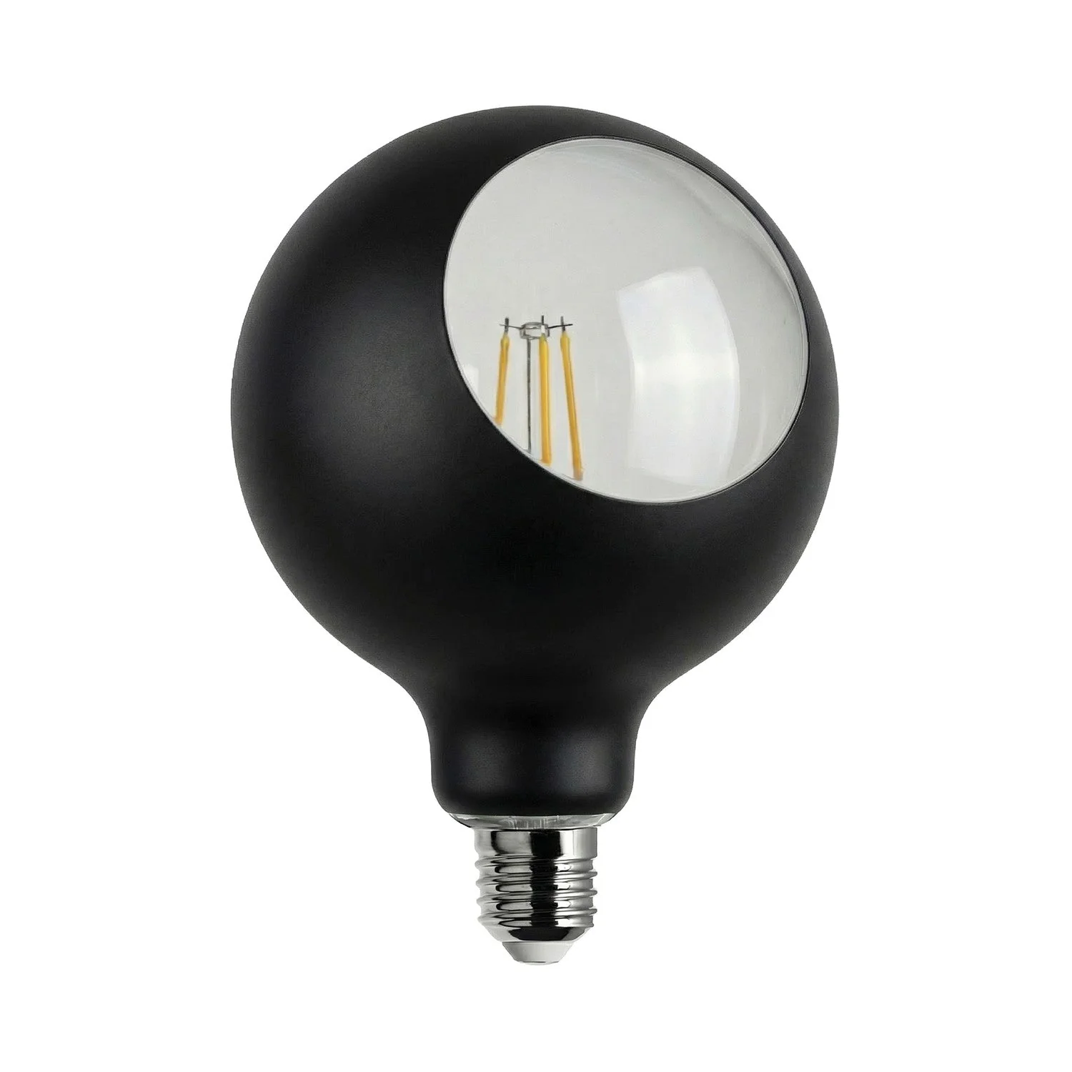 Camo LED Light bulb G125 4.8W 806Lm E27 2700K Dimmable - Black