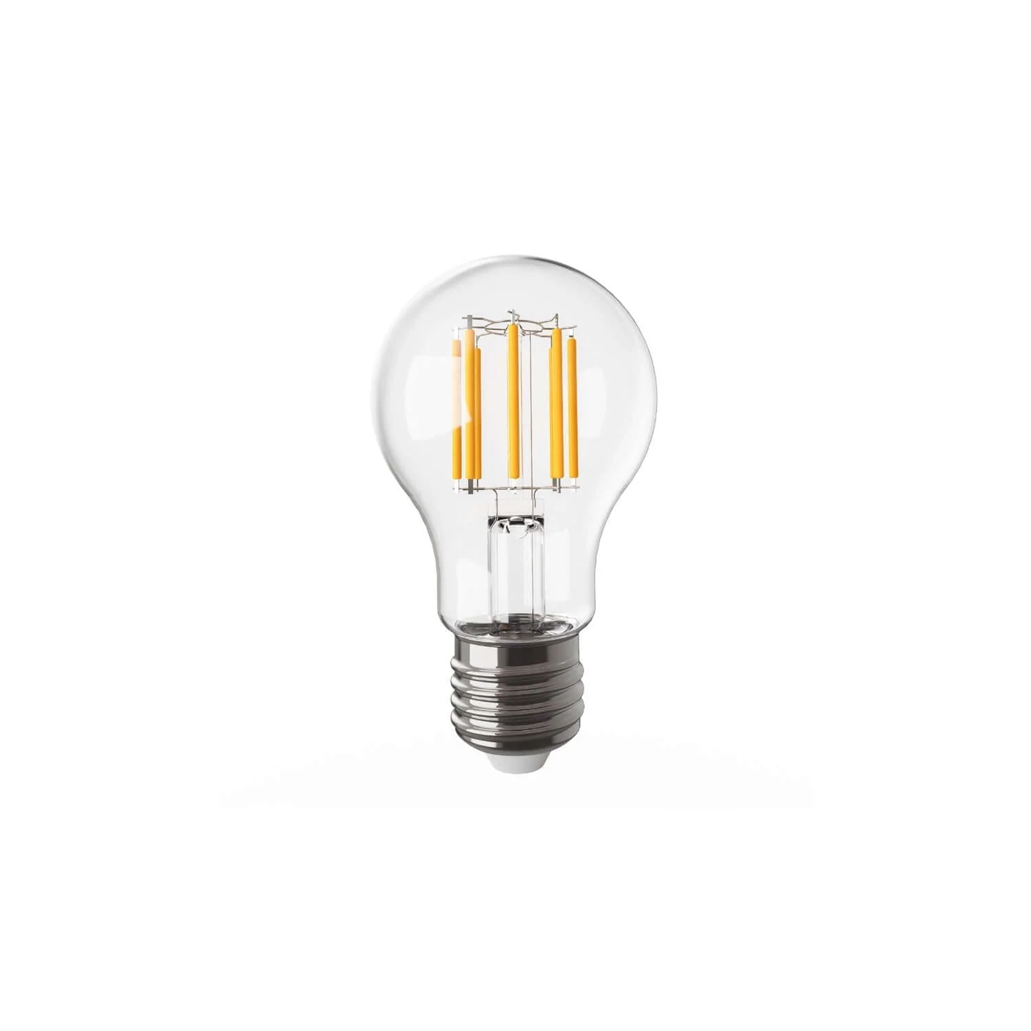 Transparent LED light bulb B03 Line 5V Vertical filament Drop A60 1.7W E27 Dimmable 2500K