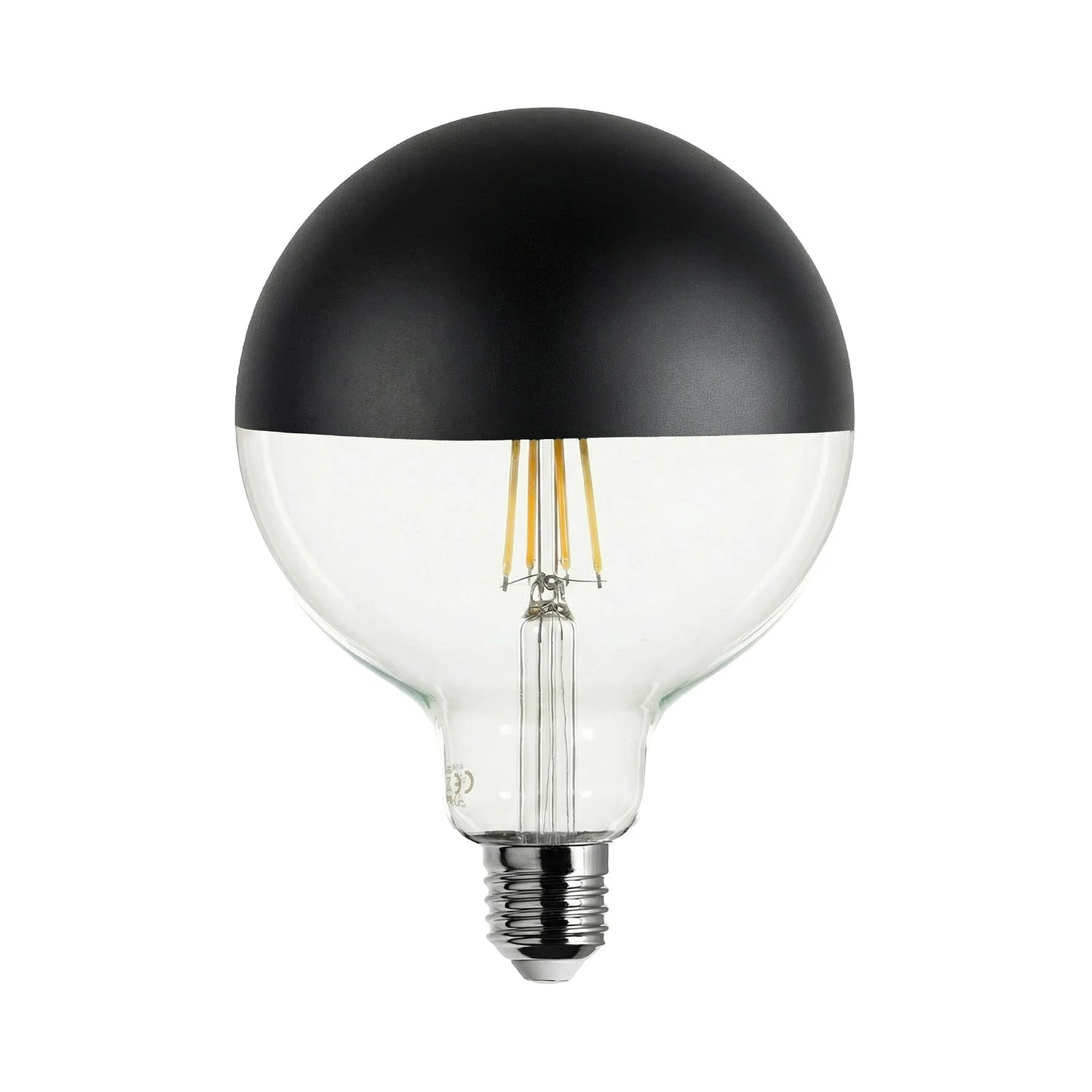 LED Light bulb Maria G125 4.8W 806Lm E27 2700K Dimmable - Black