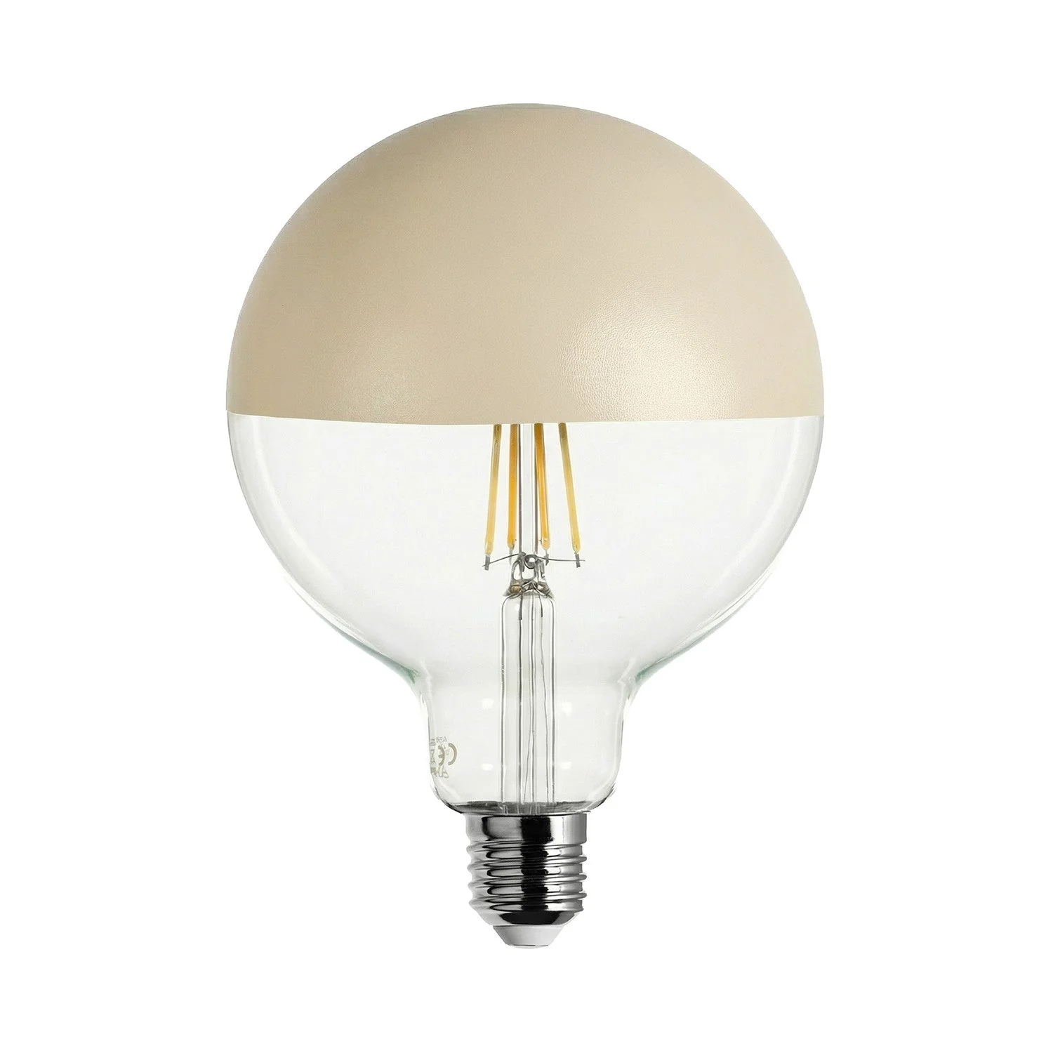 LED Light bulb Maria G125 4.8W 806Lm E27 2700K Dimmable - Cream