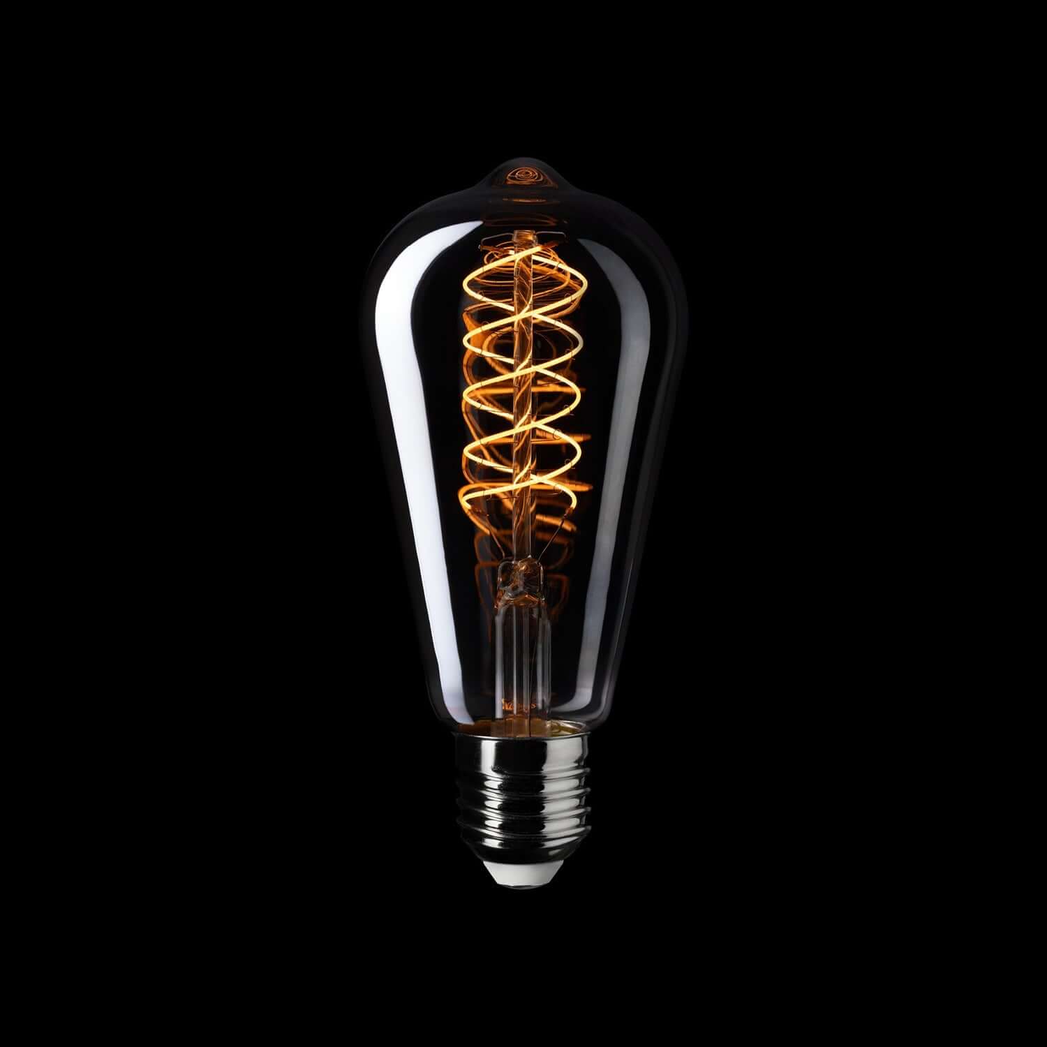 Smoky Edison ST64 4.8W 250Lm E27 1800K Dimmable LED light bulb - D02 - Image 2