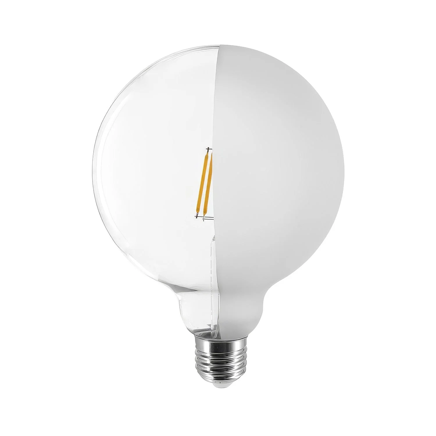 Tattoo Half LED Light bulb G125 4.5W 470Lm E27 2700K Dimmable