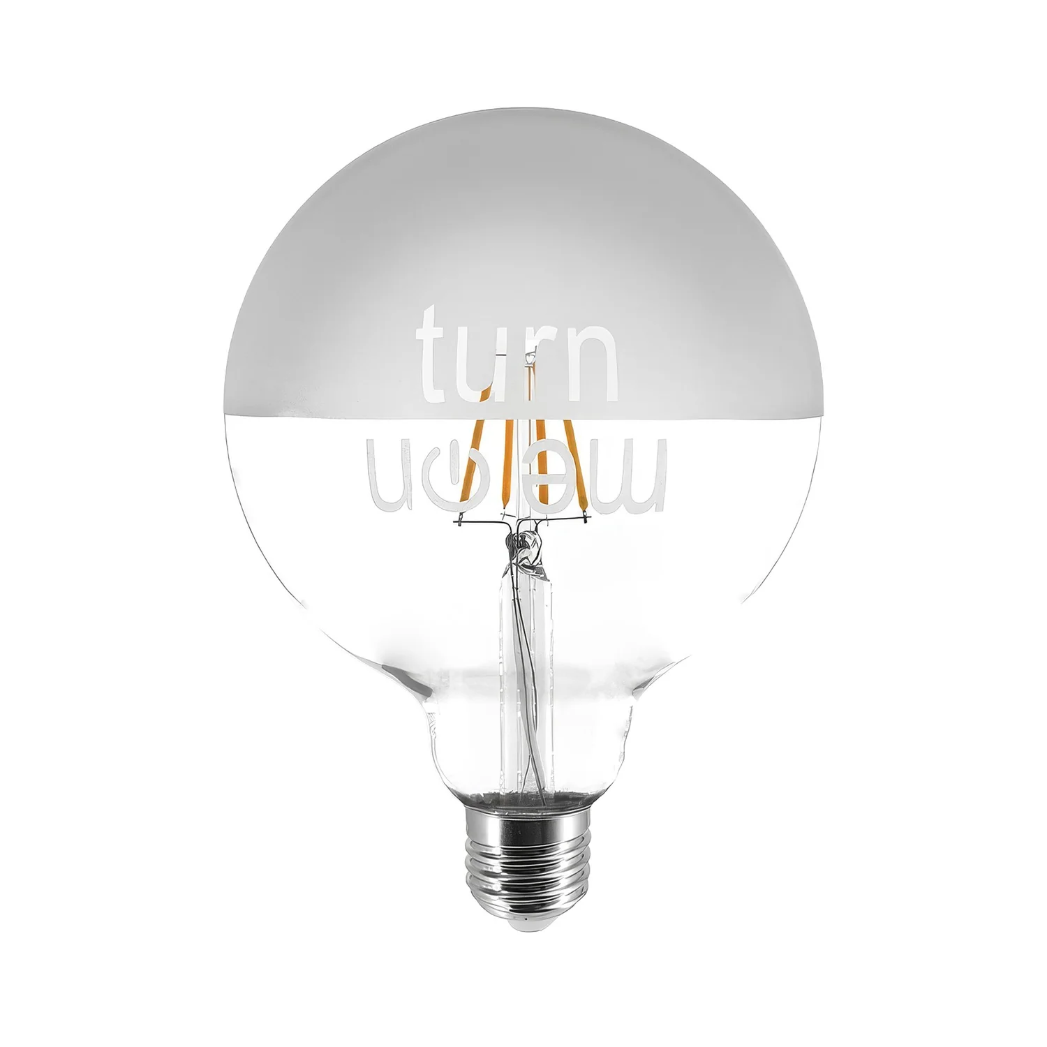 Tattoo "Turn Me On" LED light bulb G125 4.5W 470Lm E27 2700K Dimmable