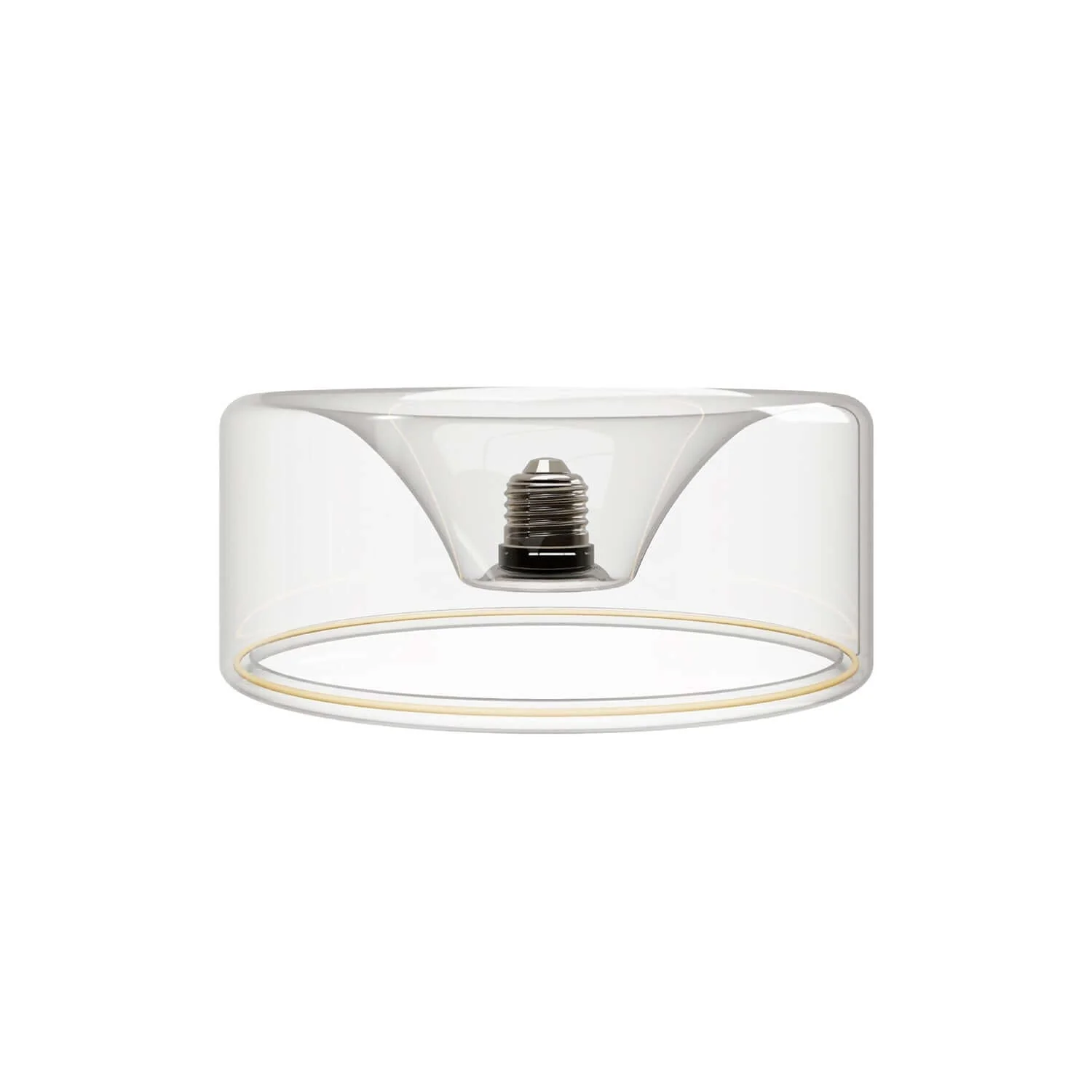 Ghost Line Recessed Donut Transparent LED Light bulb 195x83 6W 500Lm E27 2200K Dimmable - G02