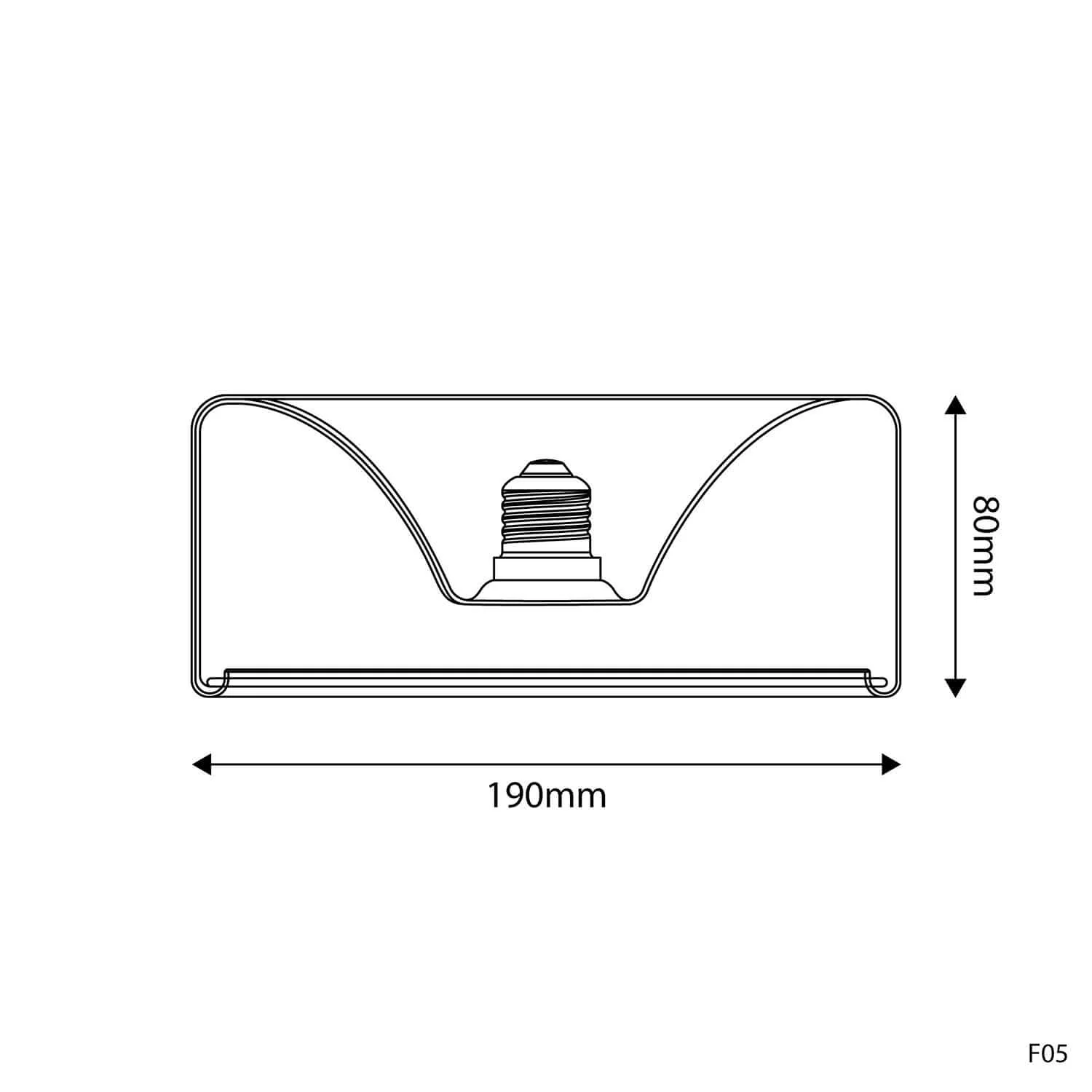 Ghost Line Recessed Donut Transparent LED Light bulb 195x83 6W 500Lm E27 2200K Dimmable - G02 - Image 5