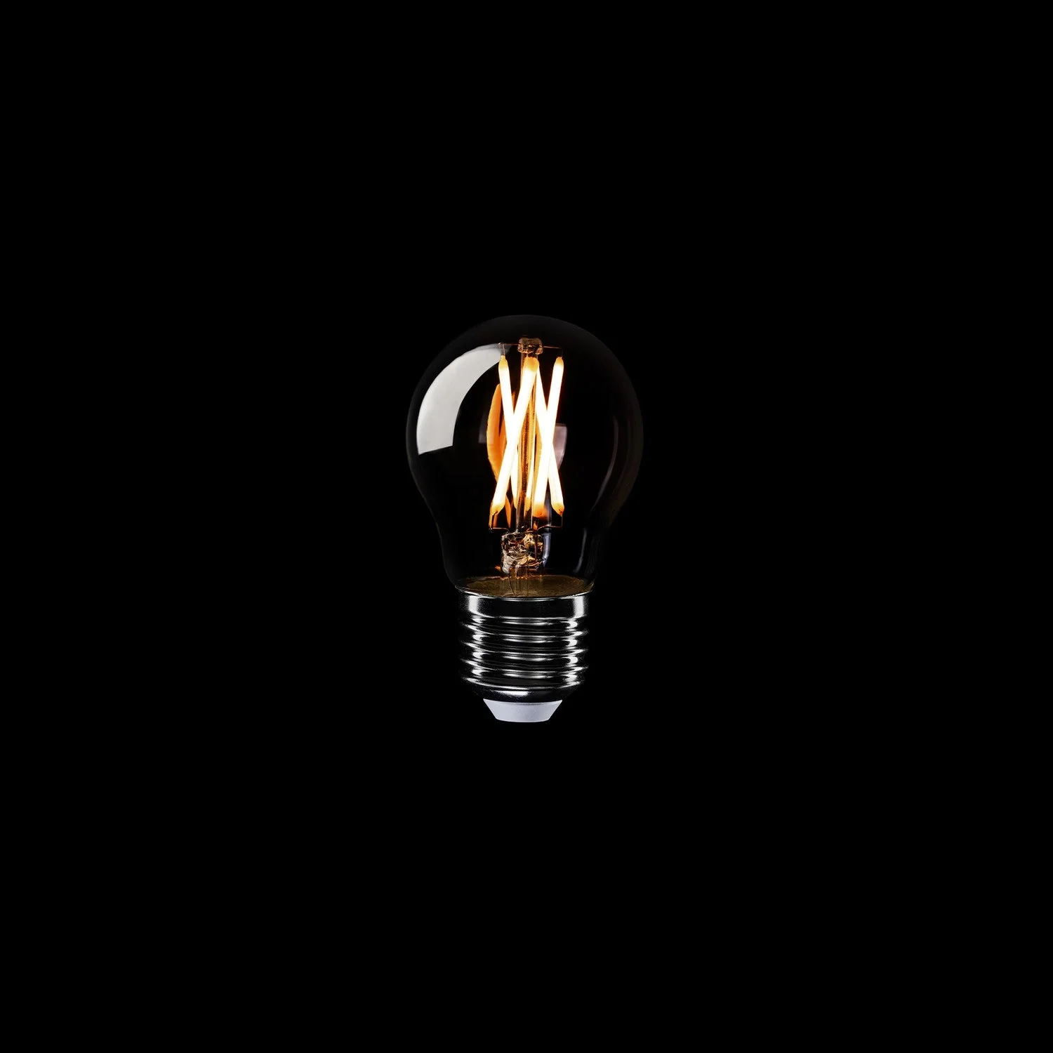 Light bulb LED cross filament Mini Globe G45 4.8W 400Lm E27 2200K Dimmable - X01 - Image 2